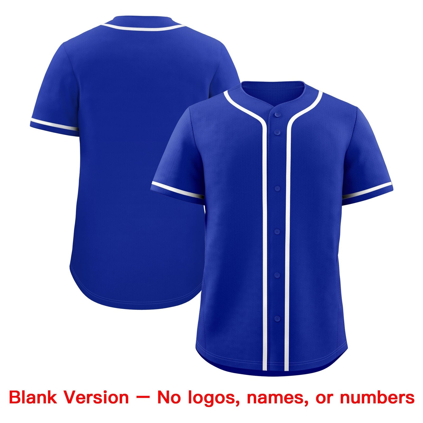Custom Royal White Classic Style Stitched Sports Uniform Personalized For Teams Baseball Jersey| KXKSHOP