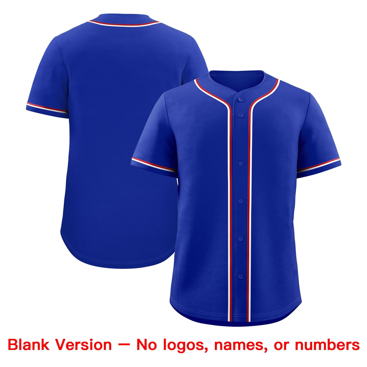 Custom Royal Red White Classic Style Stitched Sports Uniform Personalized For Teams Baseball Jersey| KXKSHOP