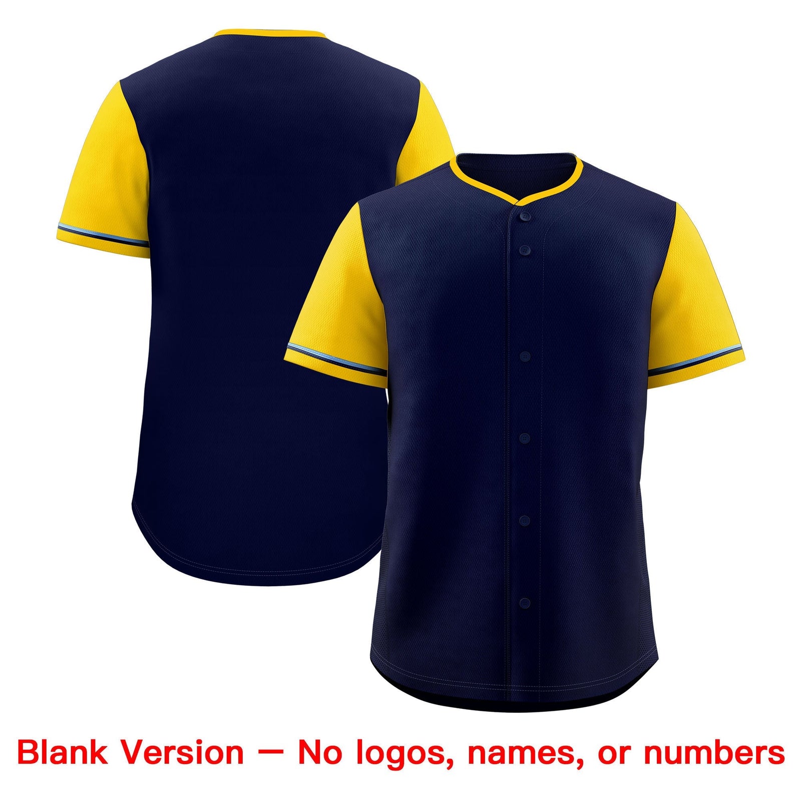 Custom Navy Powder Blue Classic Style Stitched Sports Uniform Personalized For Teams Baseball Jersey| KXKSHOP
