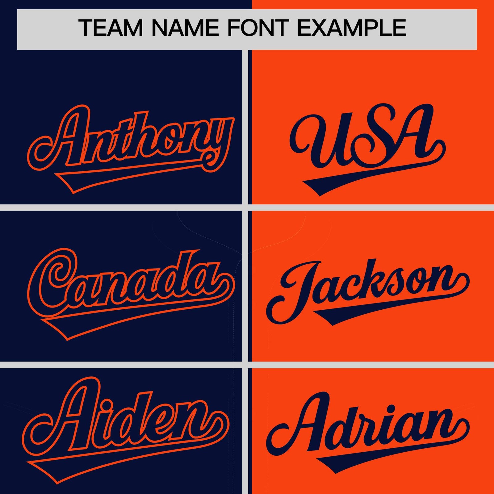 Custom Navy Orange Split Fashion Coconut Tree Design Authentic Baseball Jersey