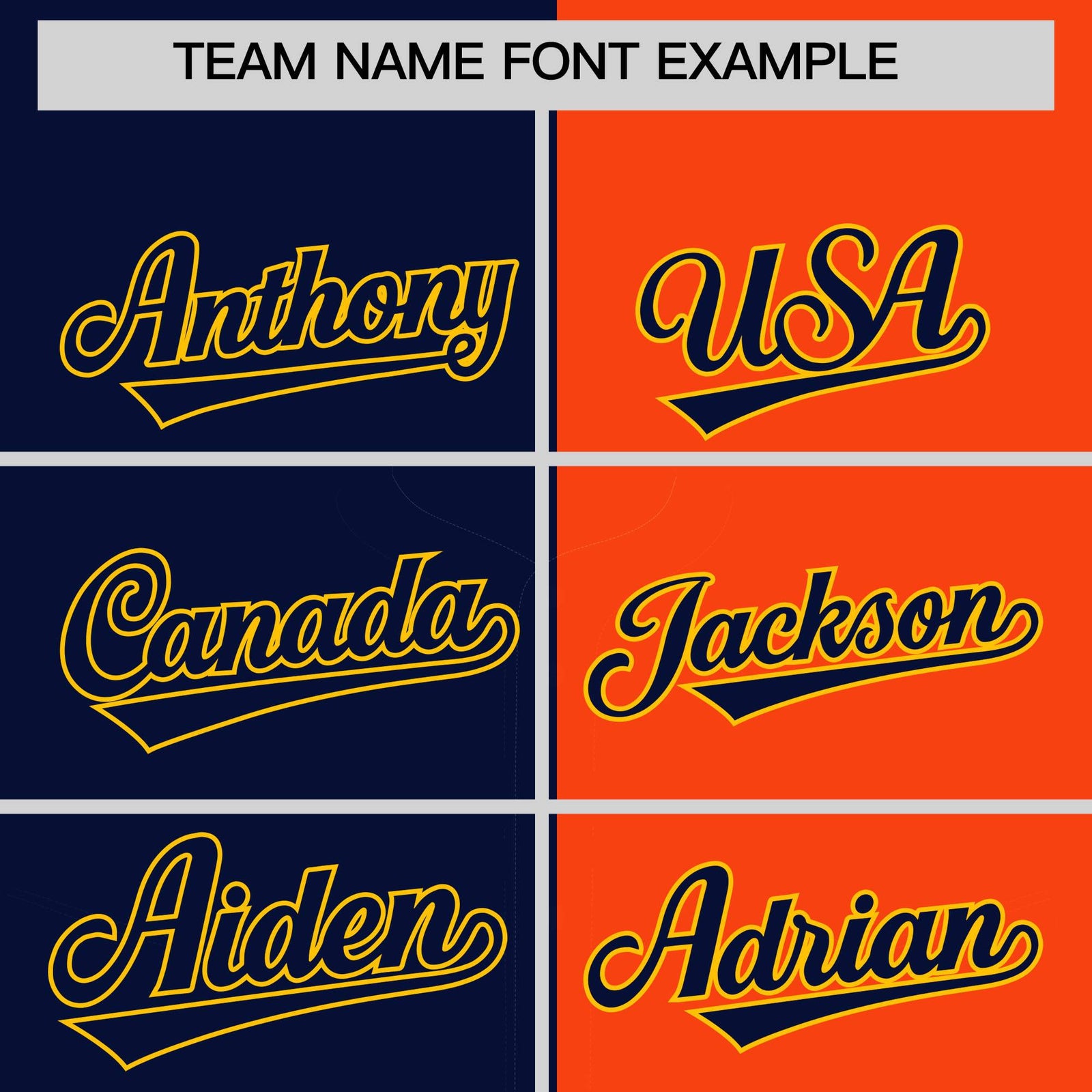 Custom Navy Orange Split Fashion Coconut Tree Design Authentic Baseball Jersey