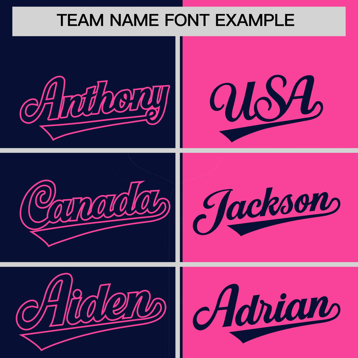 Custom Navy Pink Split Fashion Coconut Tree Design Authentic Baseball Jersey
