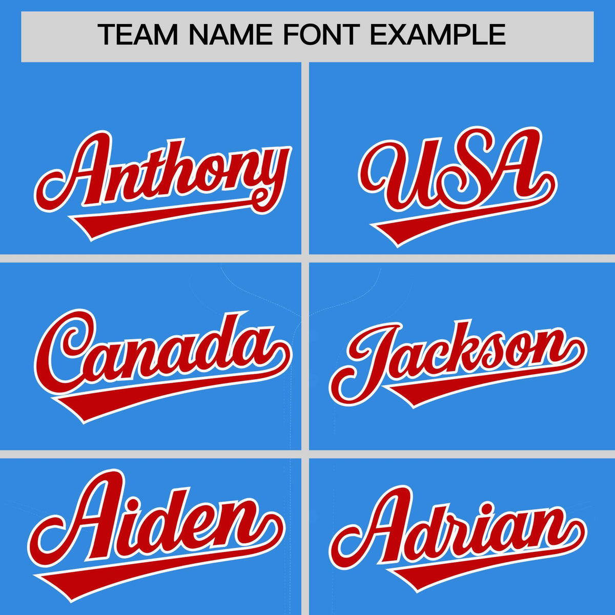 Custom Powder Blue Red Split Fashion Coconut Tree Design Authentic Baseball Jersey