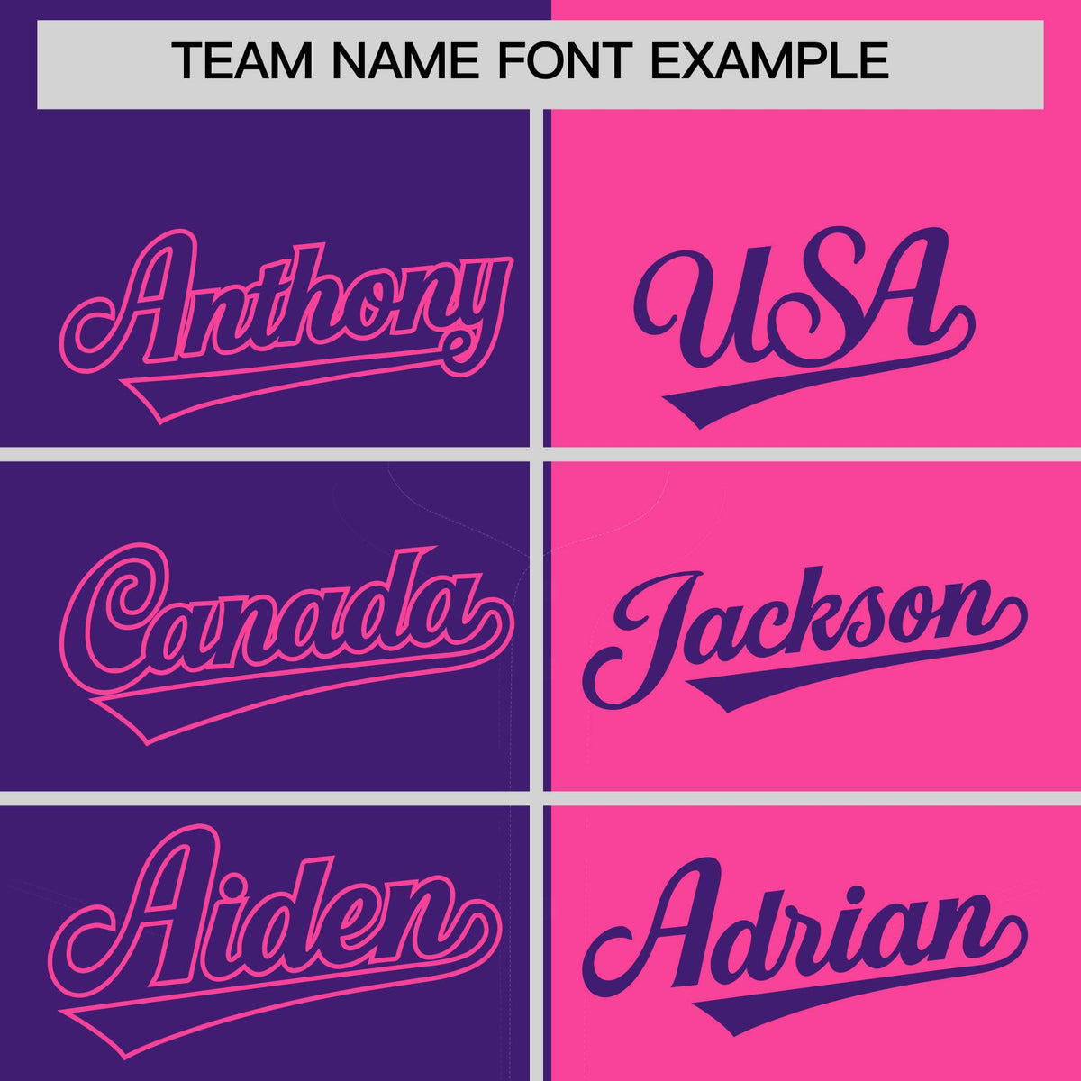 Custom Purple Pink Split Fashion Coconut Tree Design Authentic Baseball Jersey