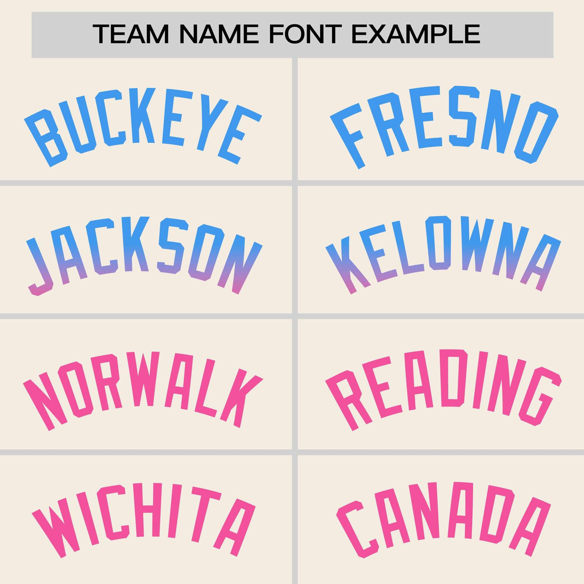 Custom Cream Powder Blue-Pink Personalized Gradient Font And Side Design Authentic Baseball Jersey