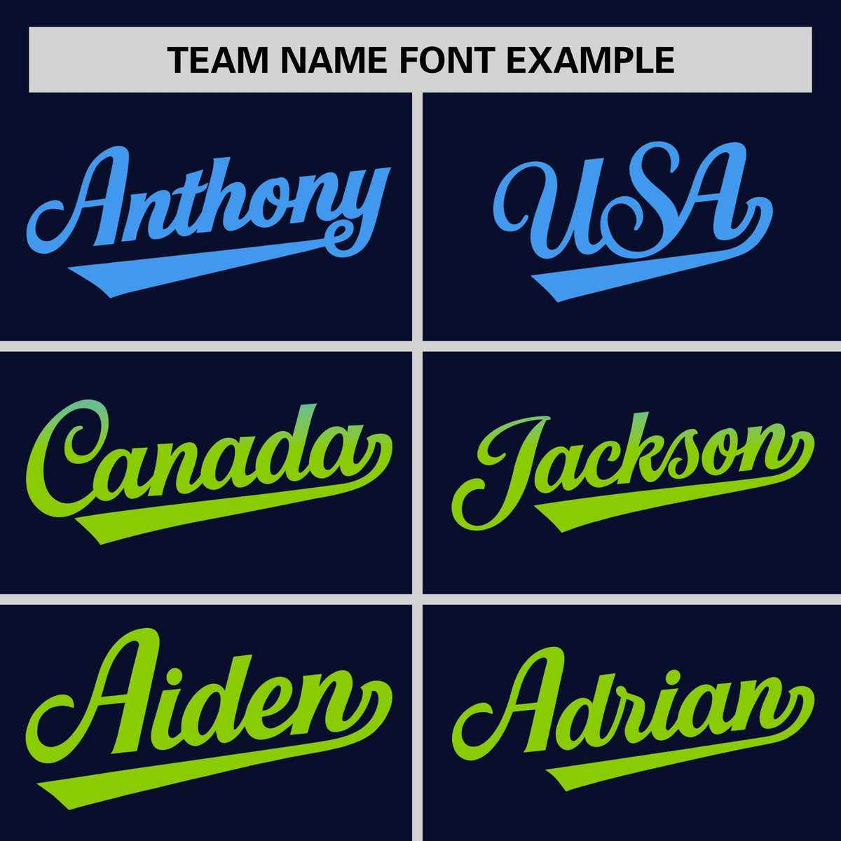 Custom Navy Powder Blue-Neon Green Personalized Gradient Font And Side Design Authentic Baseball Jersey