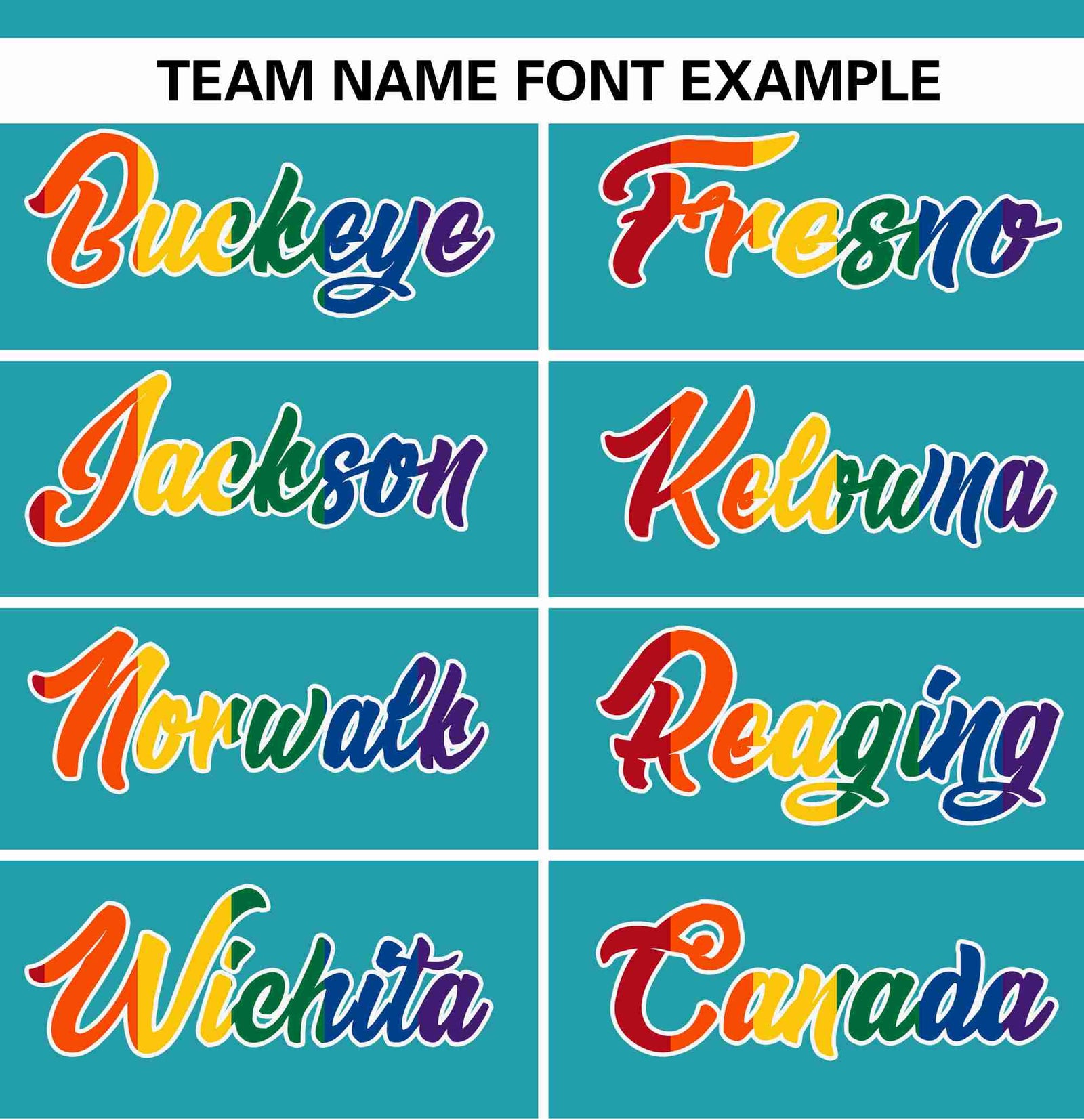 Custom Aqua LGBT Rainbow For Pride Month Raglan Sleeves Authentic Baseball Jersey