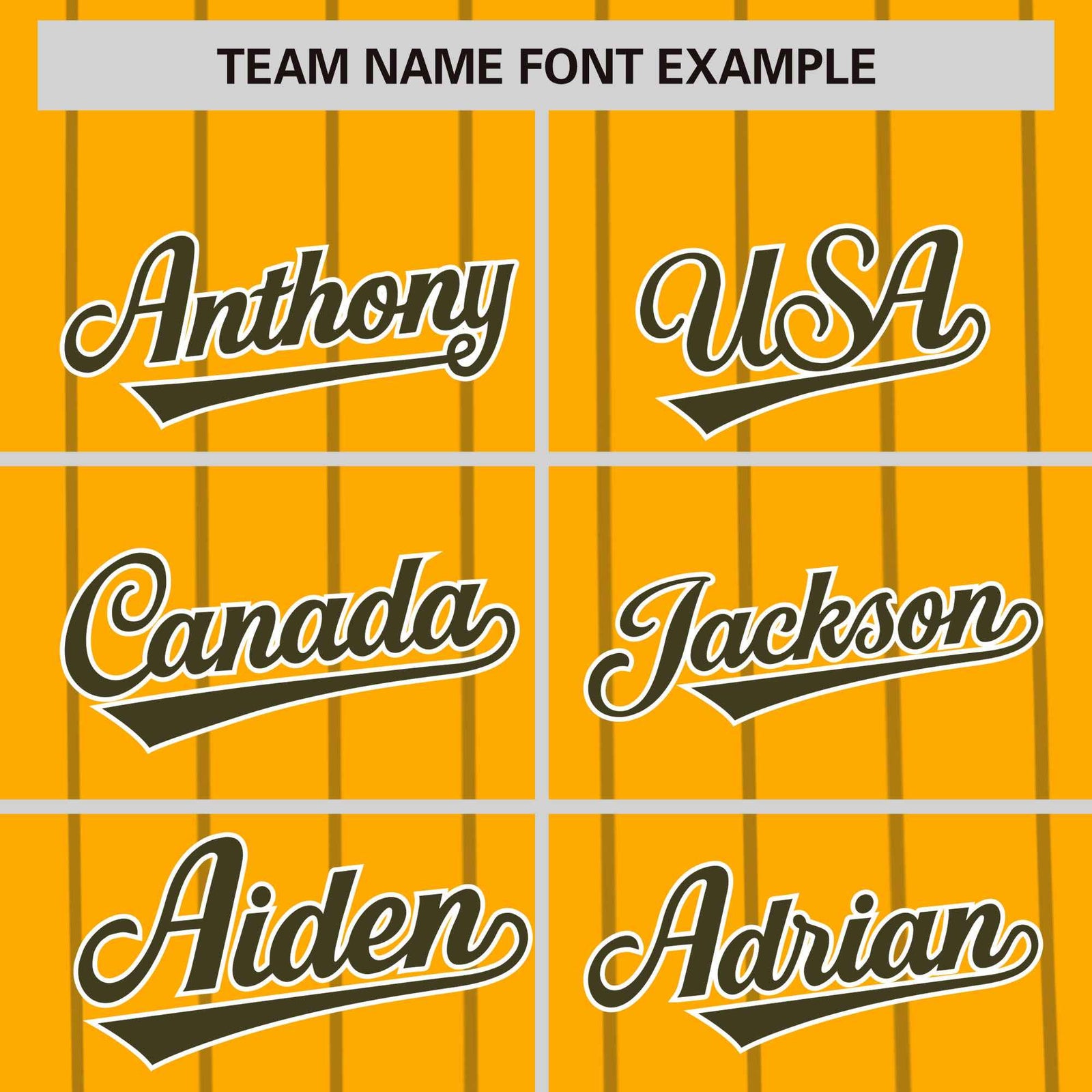 Custom Gold Olive Pinstripe Personalized Side Two-tone Authentic Baseball Jersey