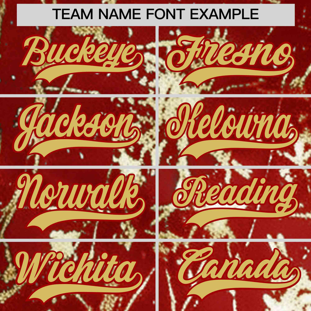 Custom Red Old Gold Black&amp;Gold Marble Print Clubwear Party Streetwear Baseball Jersey