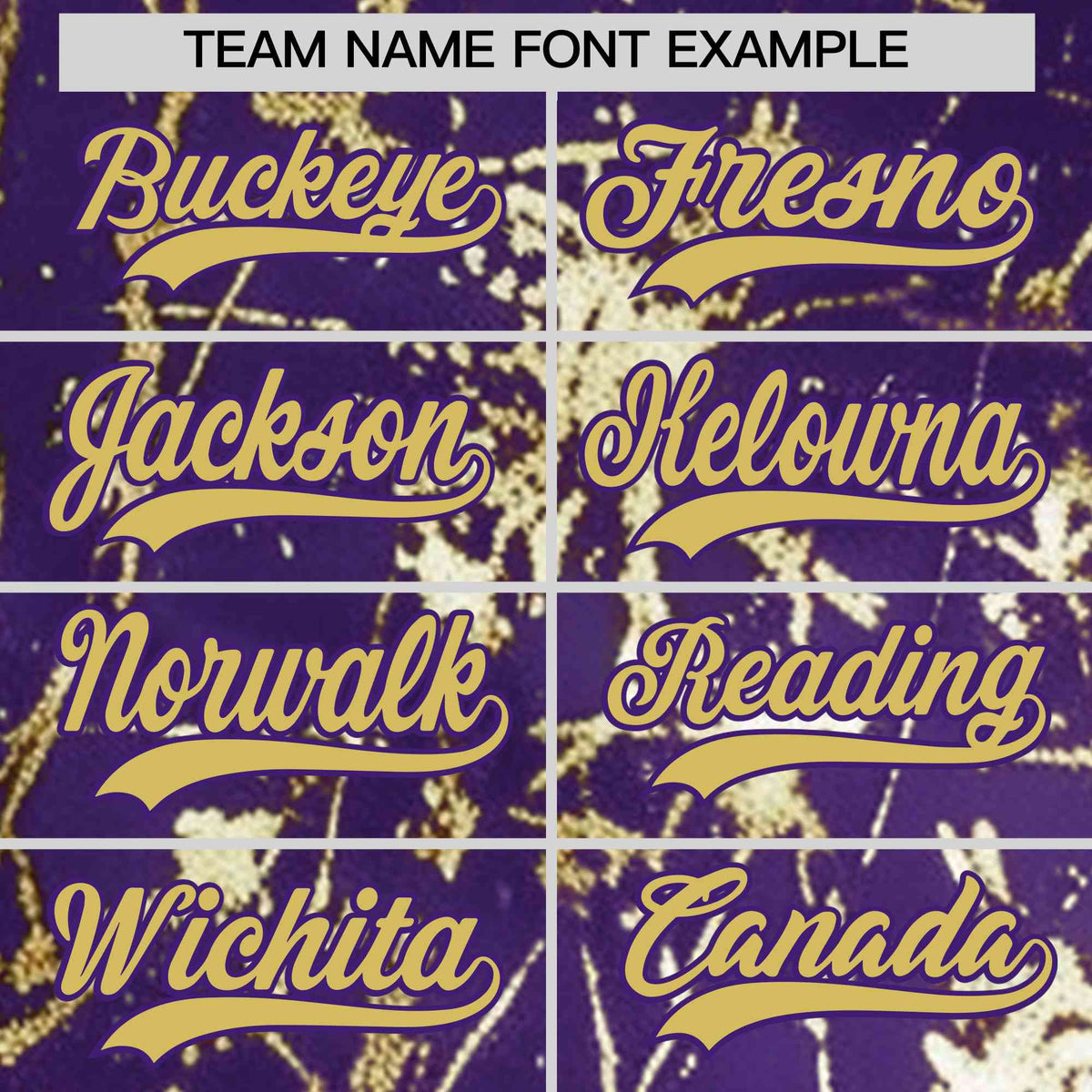 Custom Purple Old Gold Black&amp;Shiny Gold Cracked Foil Hip Hop Button Down Baseball Jersey