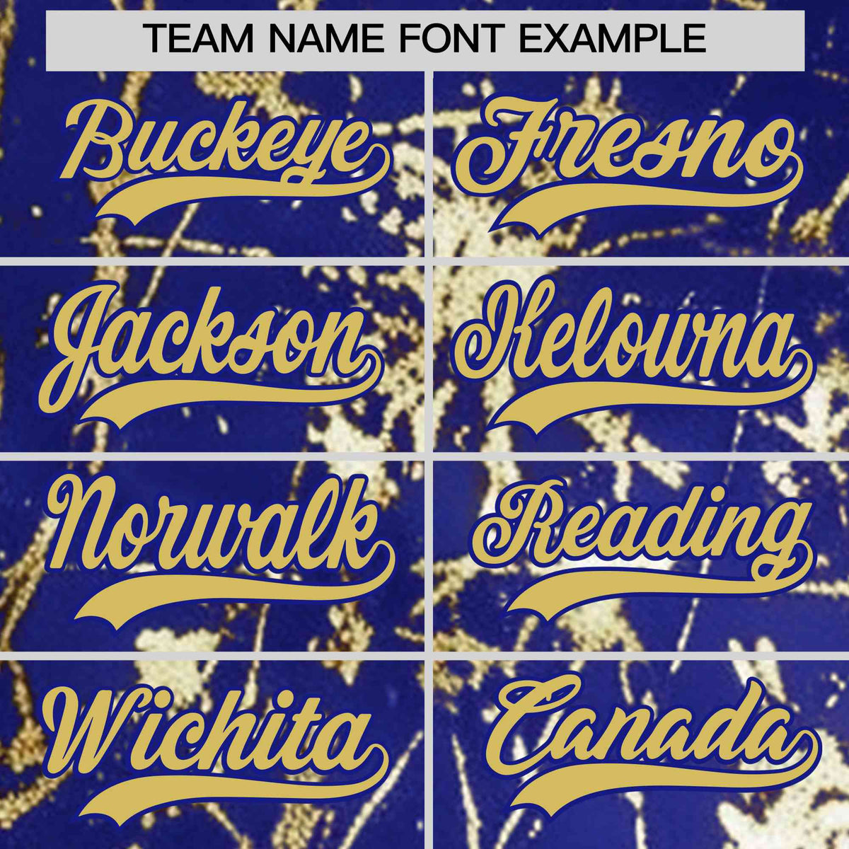 Custom Royal Old Gold Black&amp;Shiny Gold Cracked Foil Hip Hop Button Down Baseball Jersey