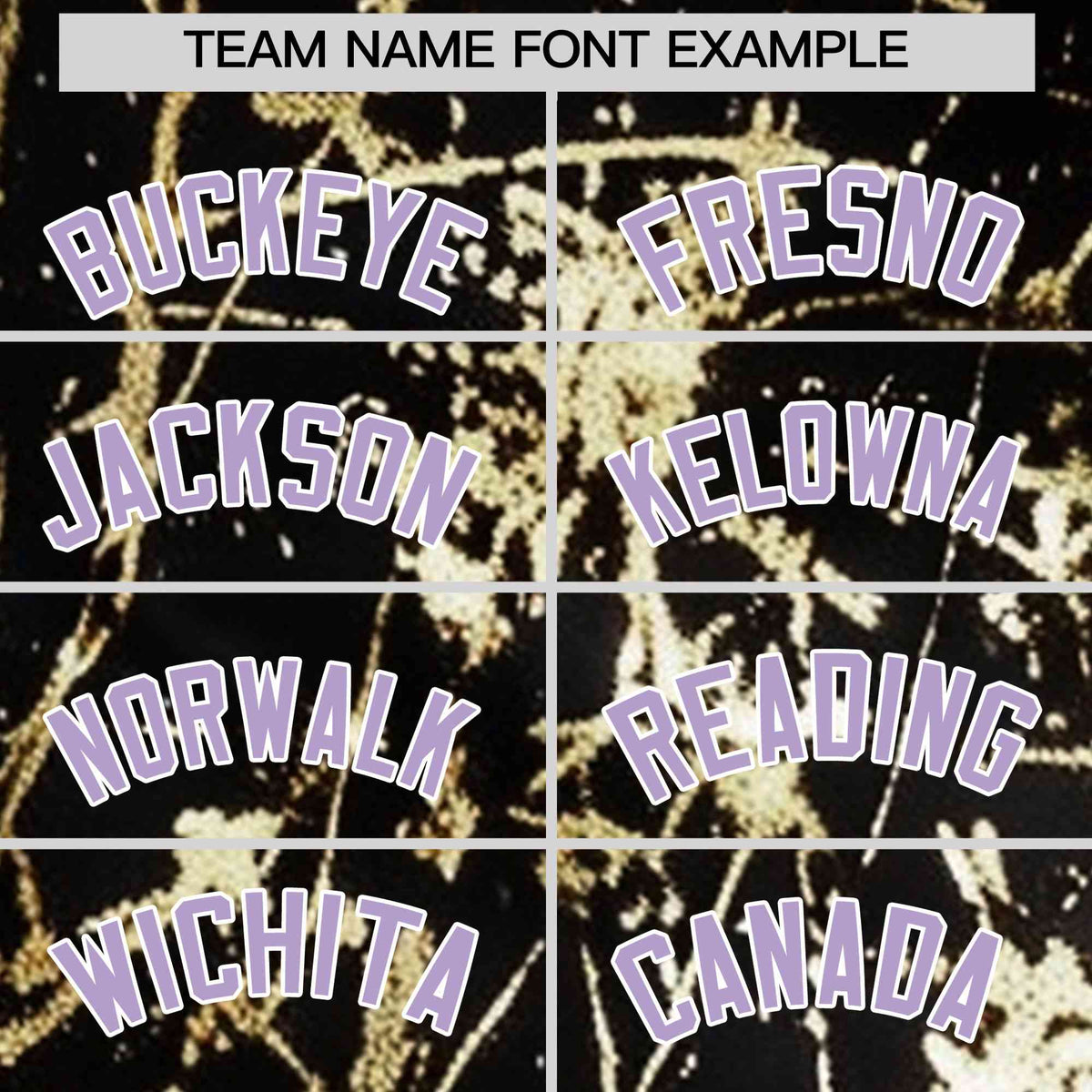 Custom Black Light Purple Metallic Gold Splatter Breathable&amp;Wrinkle-Resistant Baseball Jersey