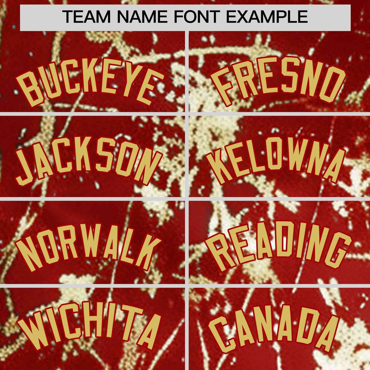 Custom Red Old Gold Black&amp;Gold Marble Print Clubwear Party Streetwear Baseball Jersey