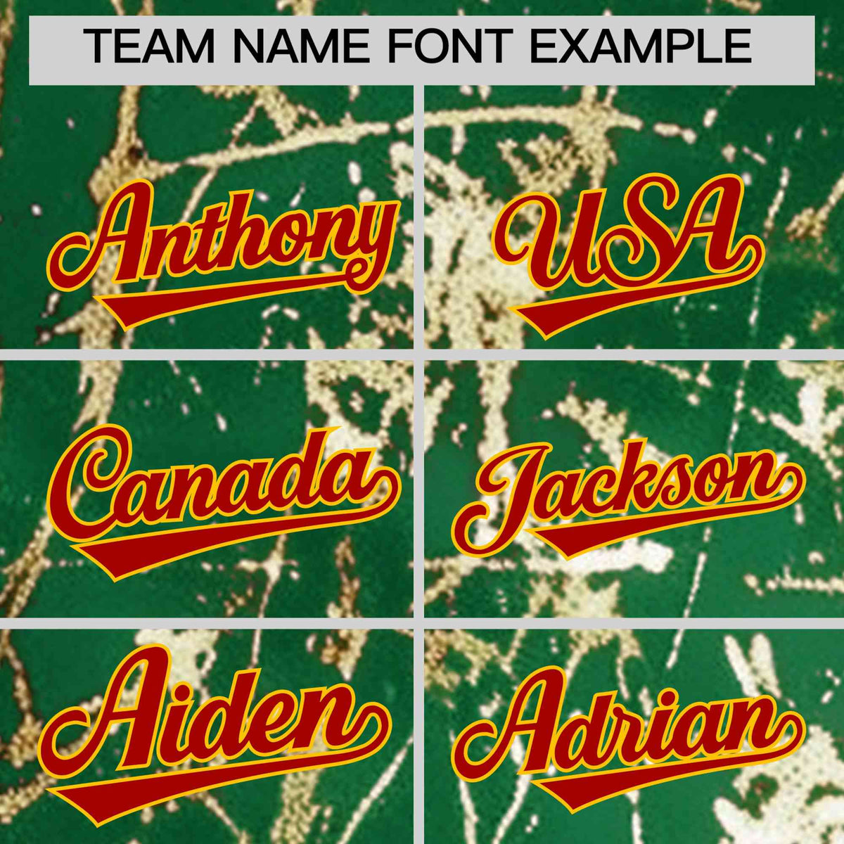 Custom Kelly Green Red Metallic Gold Splatter Breathable&amp;Wrinkle-Resistant Baseball Jersey| KXKSHOP
