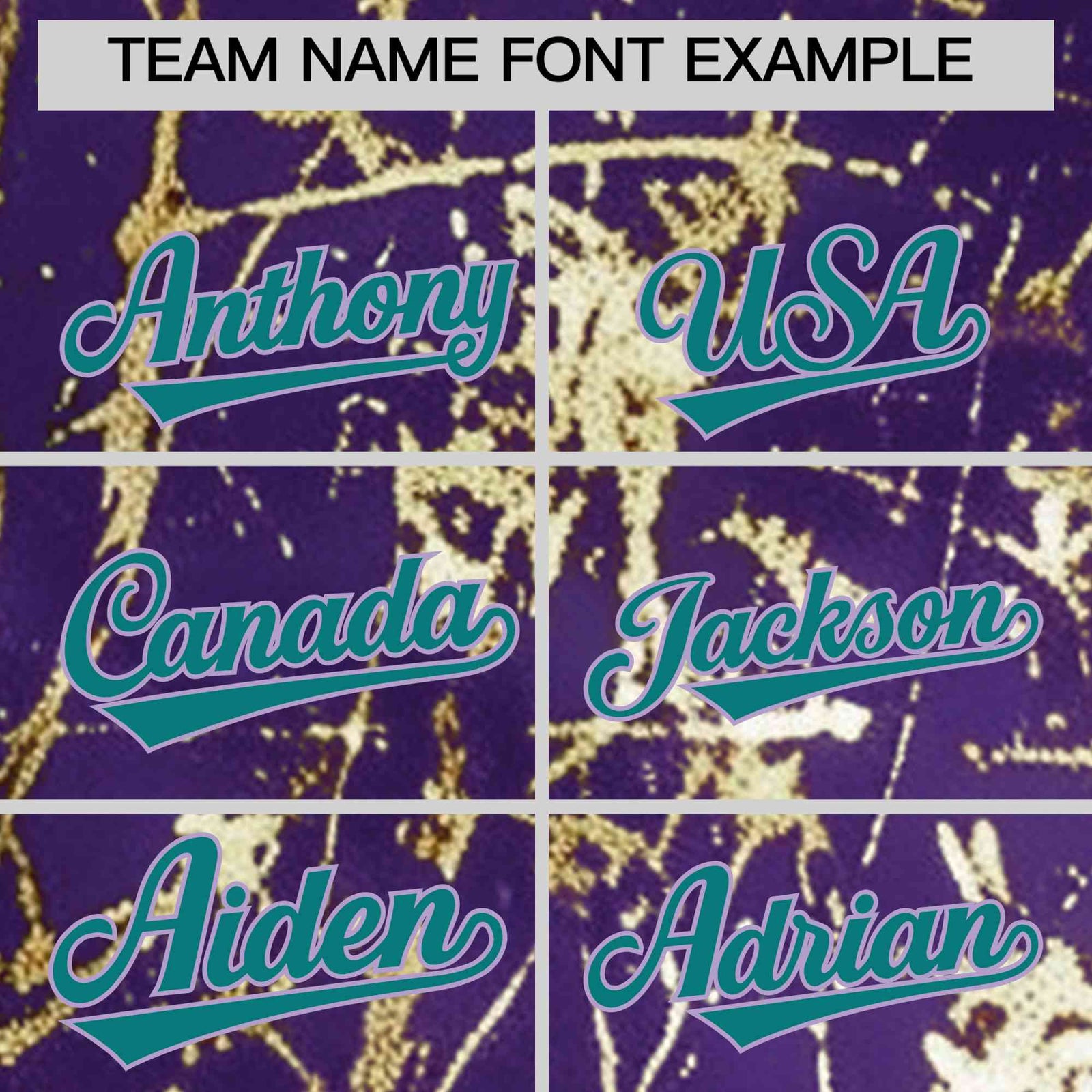 Custom Purple Teal Black&Gold Marble Print Clubwear Party Streetwear Baseball Jersey| KXKSHOP