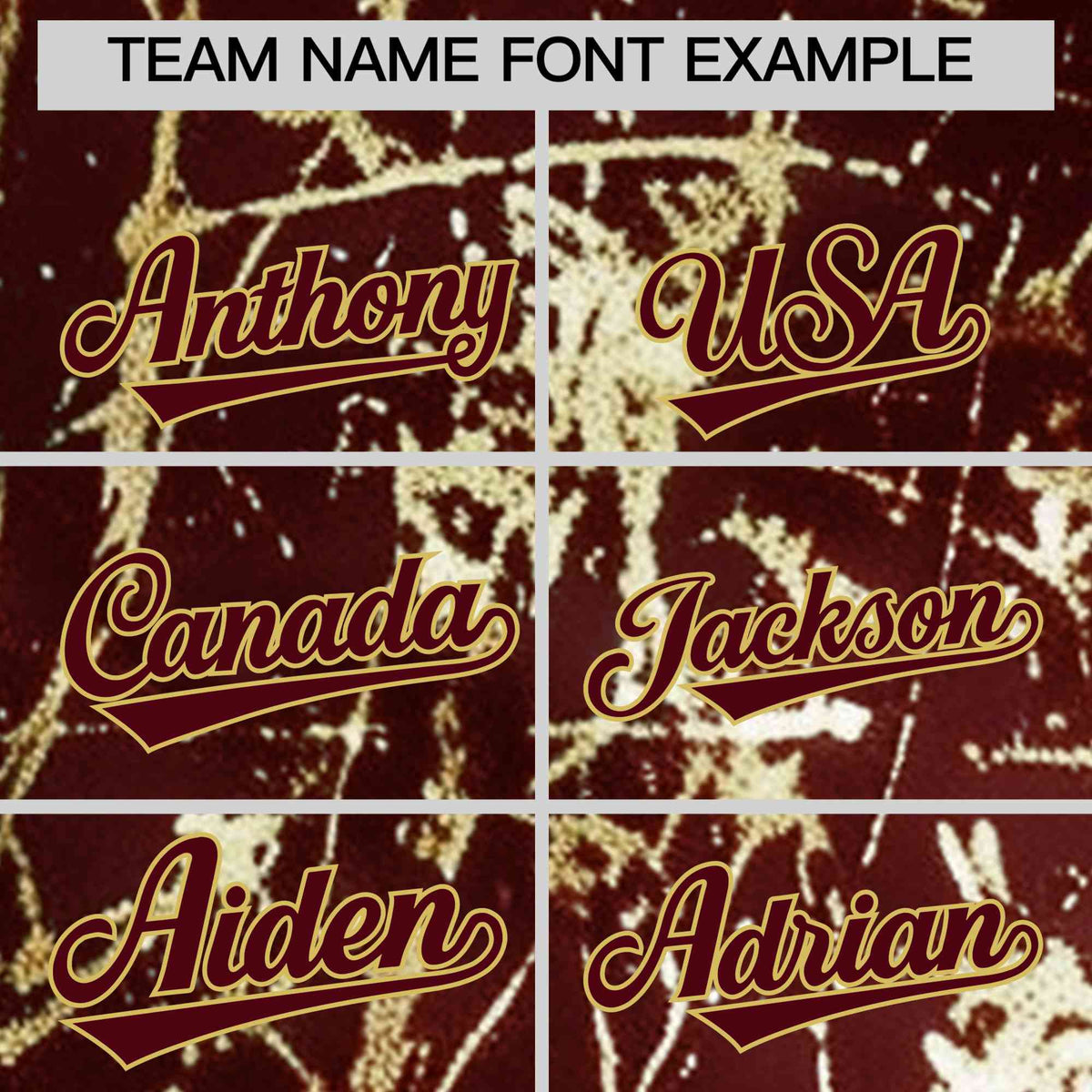 Custom Crimson Burgundy Shiny Gold Cracked Texture Baseball Jersey| KXKSHOP