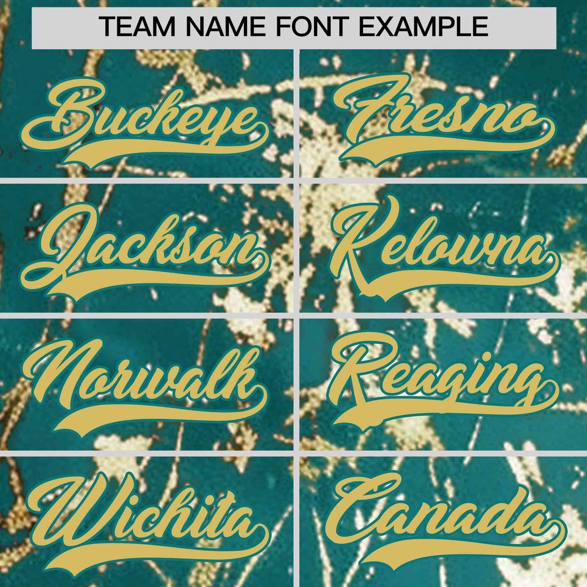Custom Teal Old Gold Black&amp;Shiny Gold Cracked Foil Hip Hop Button Down Baseball Jersey