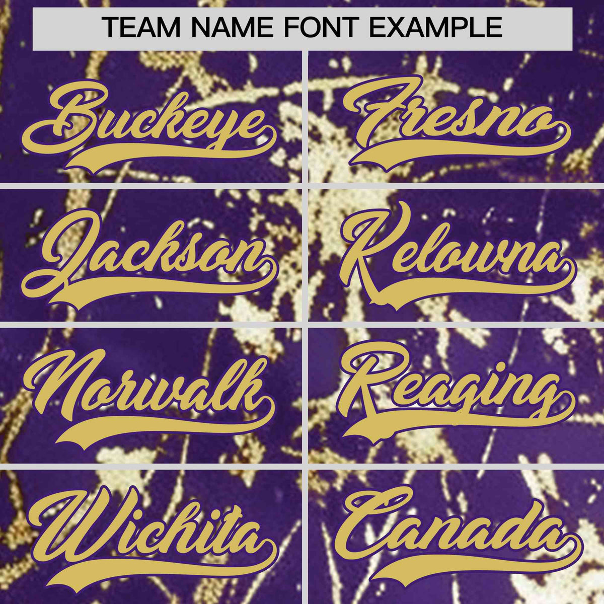 Custom Purple Old Gold Black&amp;Shiny Gold Cracked Foil Hip Hop Button Down Baseball Jersey