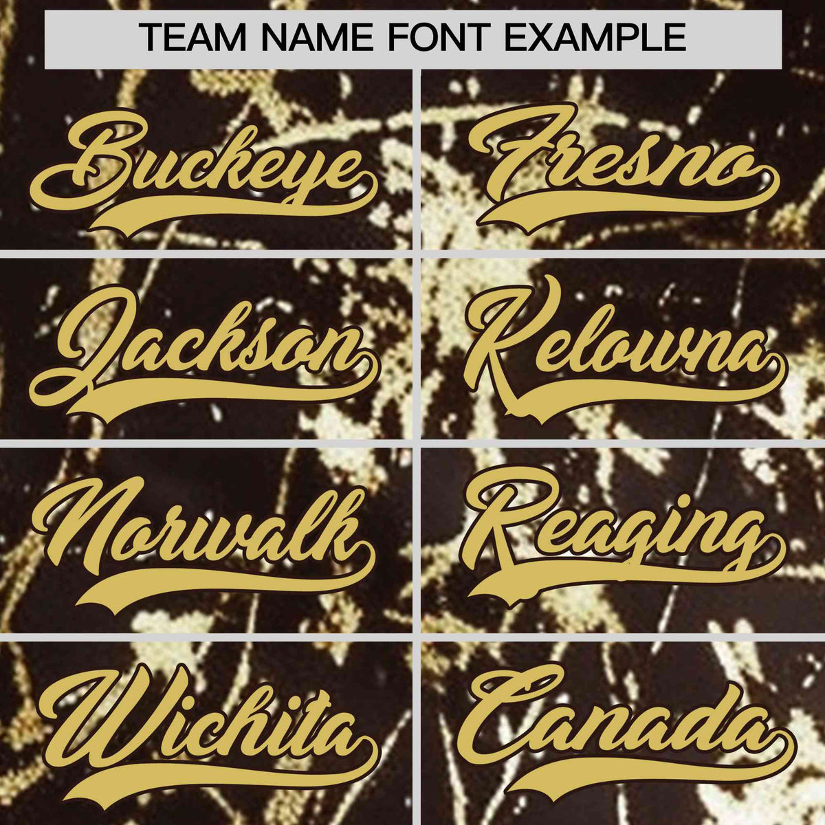 Custom Brown Old Gold Black&amp;Shiny Gold Cracked Foil Hip Hop Button Down Baseball Jersey