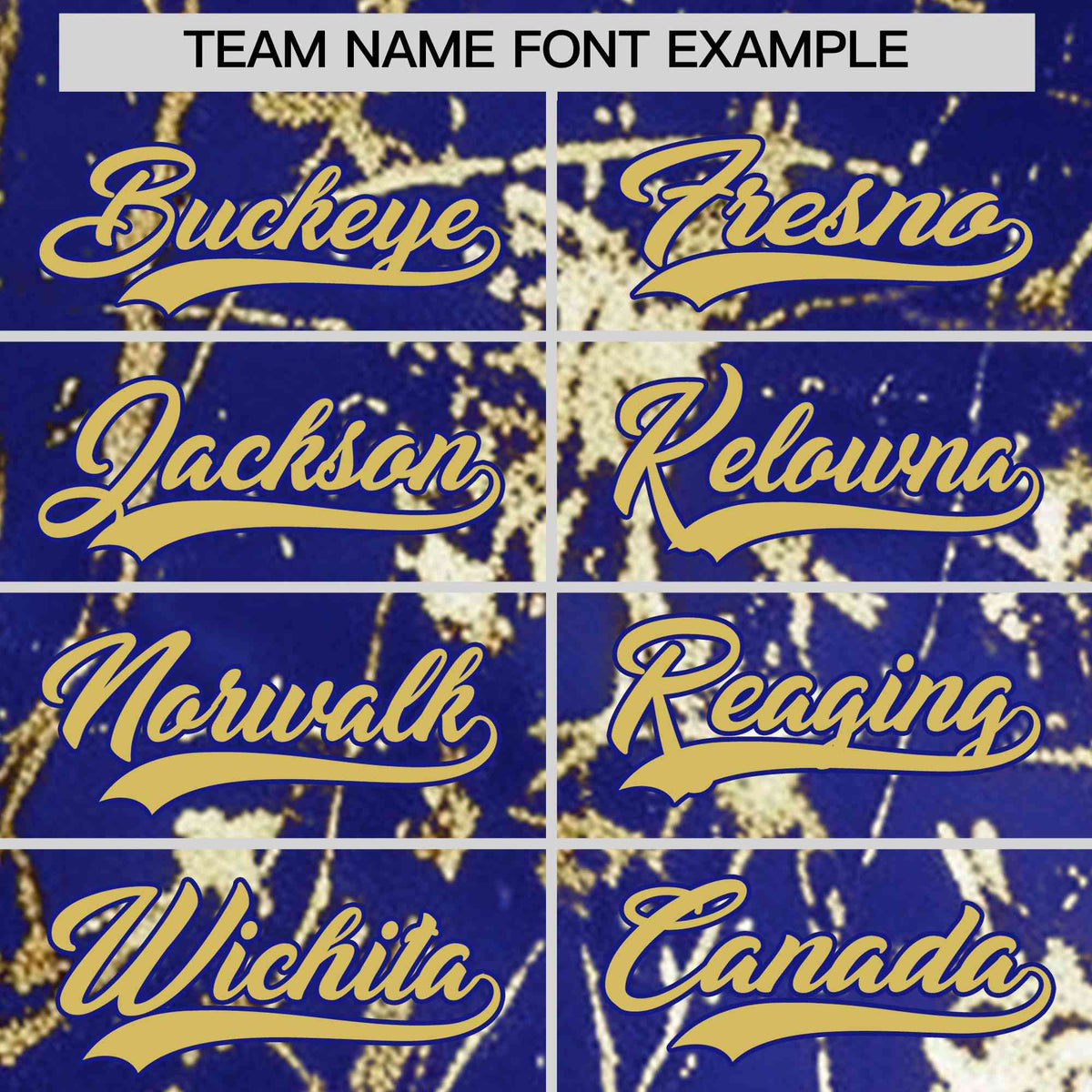 Custom Royal Old Gold Black&amp;Shiny Gold Cracked Foil Hip Hop Button Down Baseball Jersey