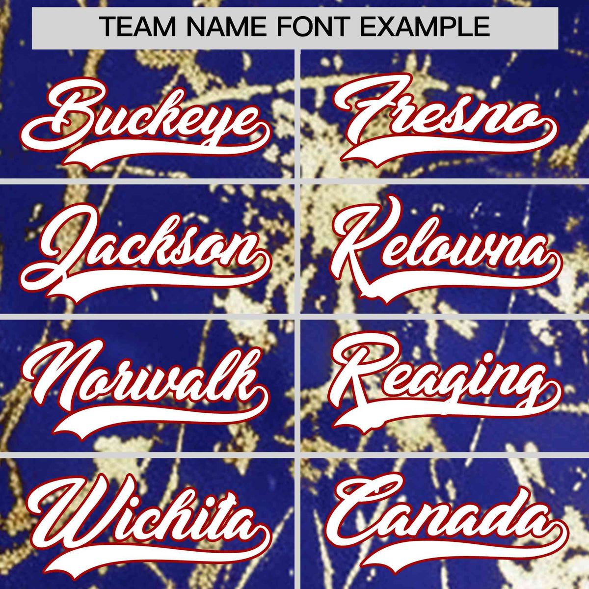 Custom Royal White Black&amp;Gold Marble Print Clubwear Party Streetwear Baseball Jersey