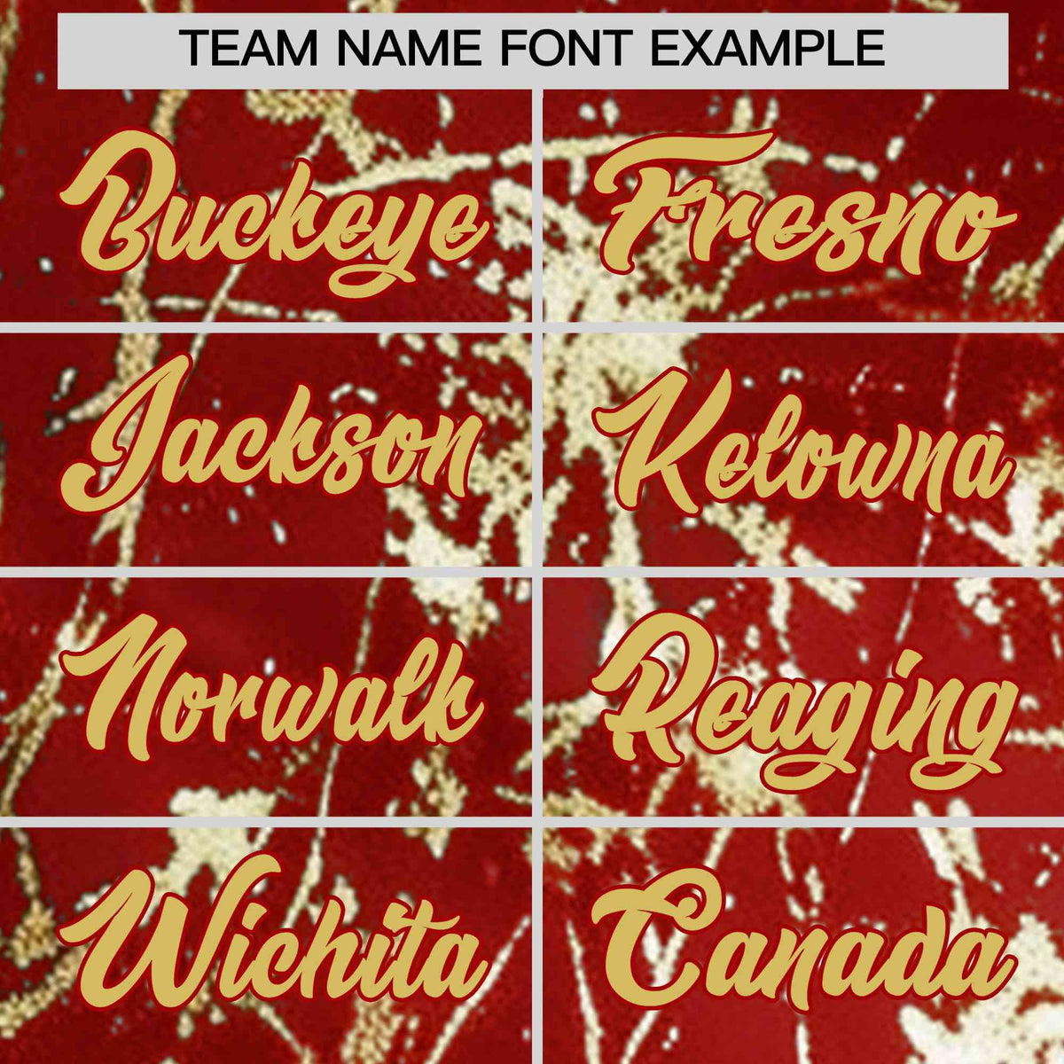 Custom Red Old Gold Black&amp;Gold Marble Print Clubwear Party Streetwear Baseball Jersey