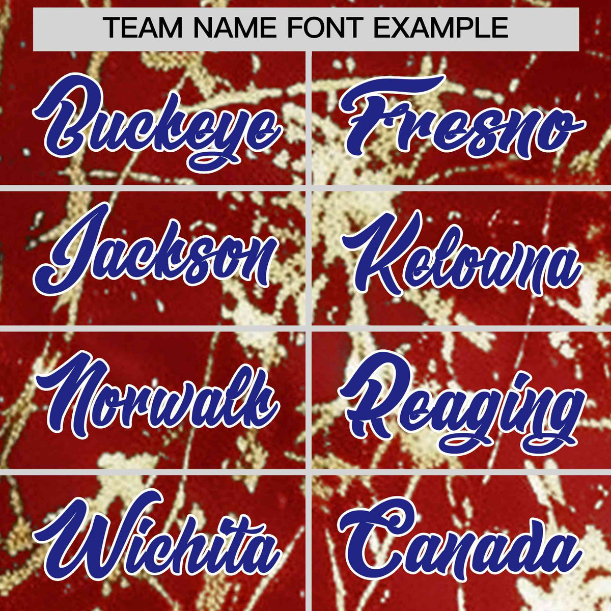 Custom Red Royal Shiny Gold Cracked Texture Baseball Jersey