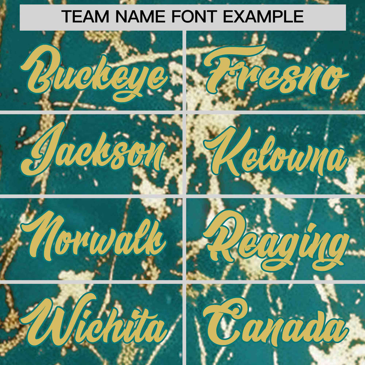 Custom Teal Old Gold Black&amp;Shiny Gold Cracked Foil Hip Hop Button Down Baseball Jersey