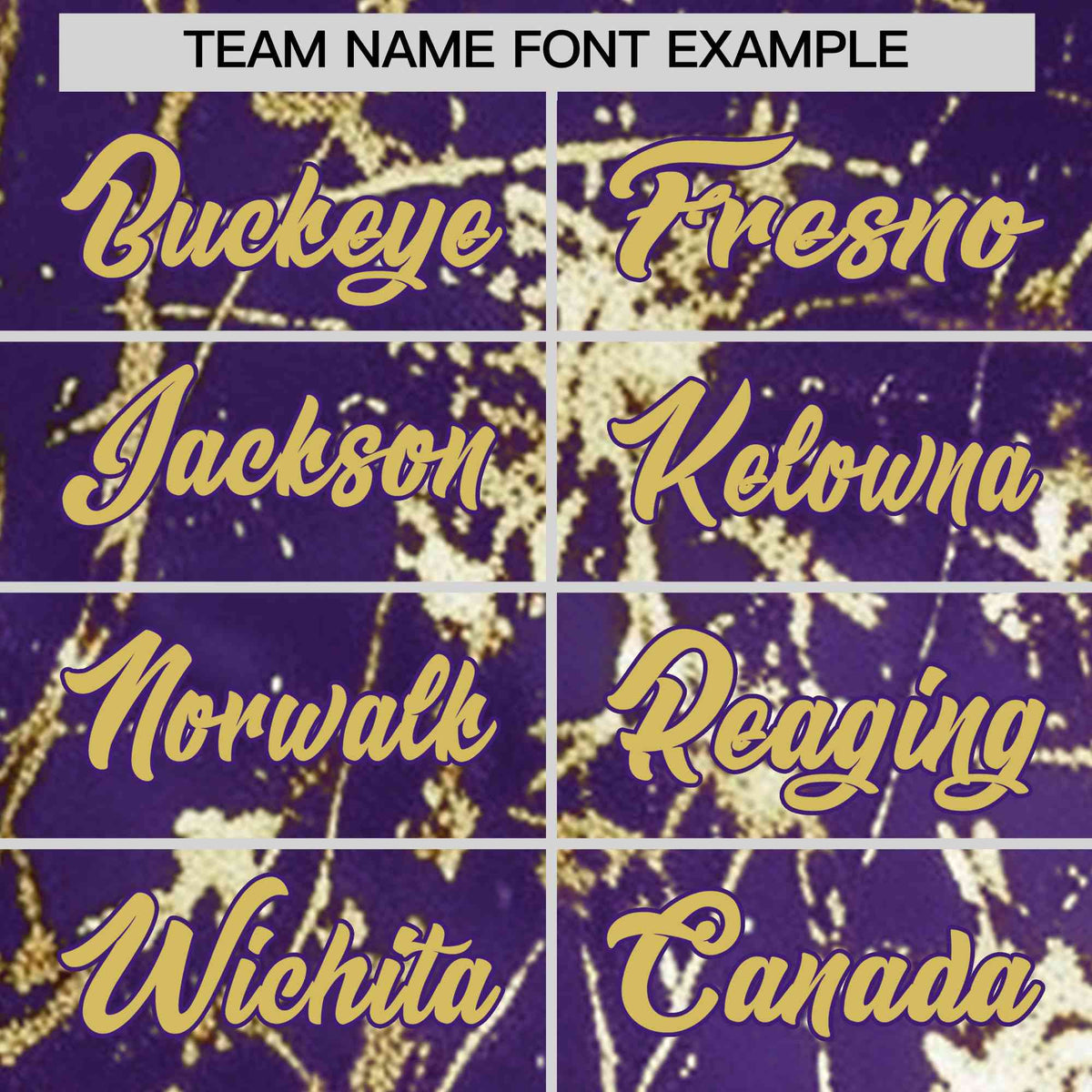 Custom Purple Old Gold Black&amp;Shiny Gold Cracked Foil Hip Hop Button Down Baseball Jersey