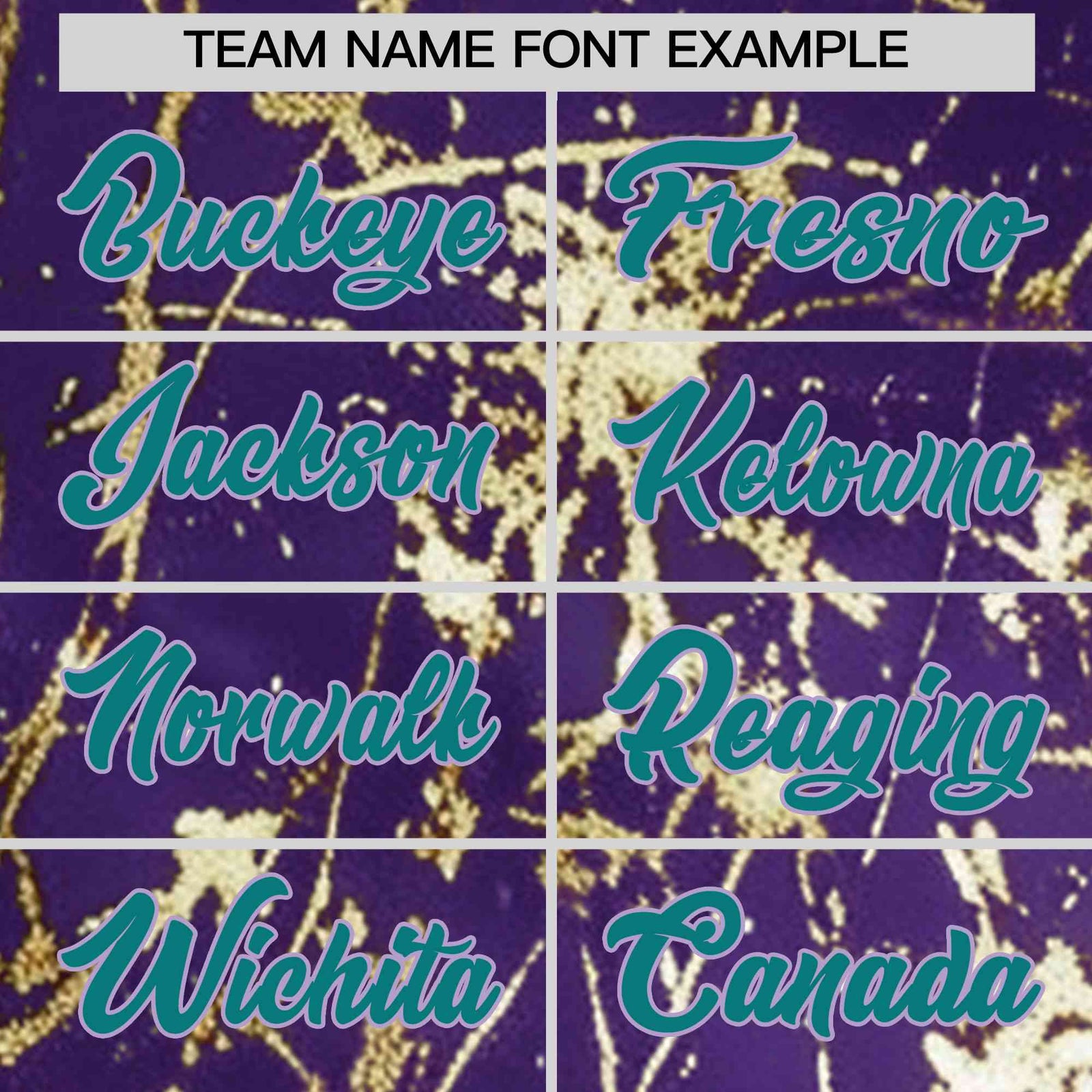 Custom Purple Teal Black&Gold Marble Print Clubwear Party Streetwear Baseball Jersey