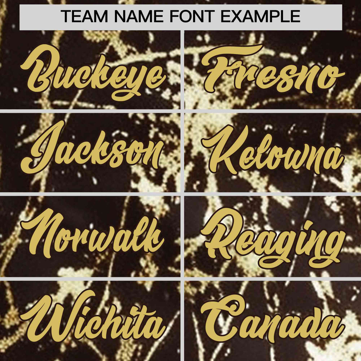 Custom Brown Old Gold Black&amp;Shiny Gold Cracked Foil Hip Hop Button Down Baseball Jersey