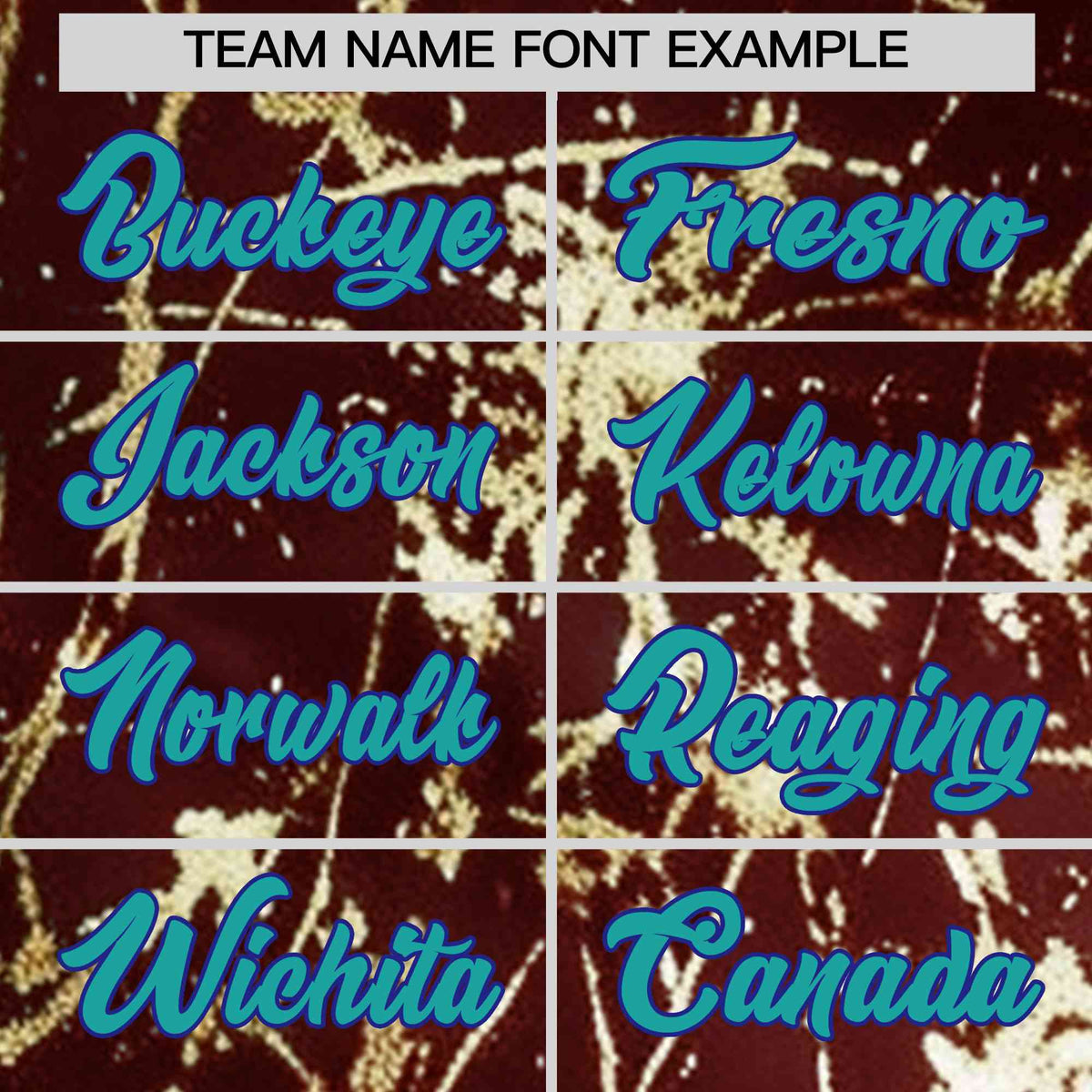 Custom Crimson Aqua Black&amp;Gold Marble Print Clubwear Party Streetwear Baseball Jersey