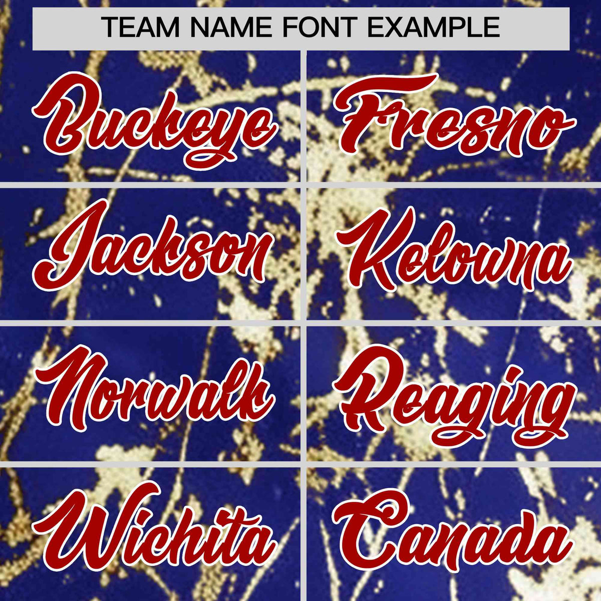 Custom Royal Red Metallic Gold Splatter Breathable&amp;Wrinkle-Resistant Baseball Jersey