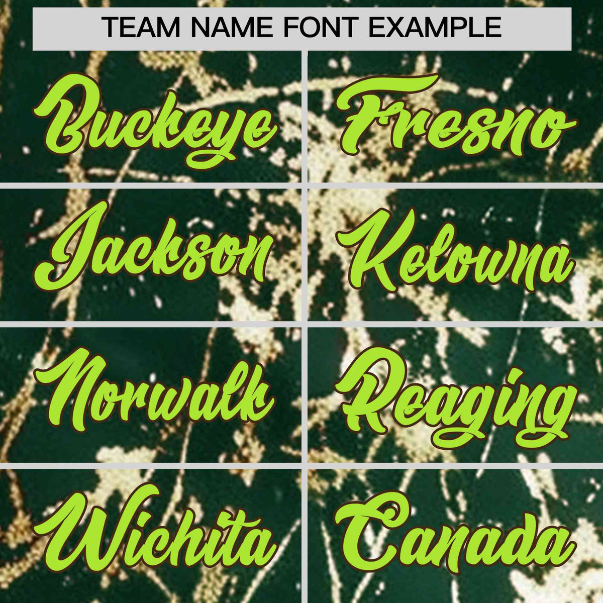 Custom Green Neon Green Black&amp;Gold Marble Print Clubwear Party Streetwear Baseball Jersey