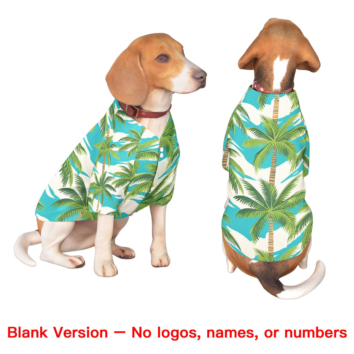 Custom Yellow White Hawaiian Style Graffiti Pattern Dog Jersey| KXKSHOP