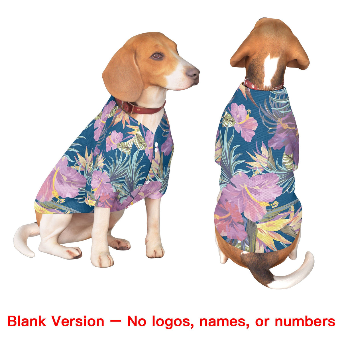 Custom Light Pink White Hawaiian Style Graffiti Pattern Dog Jersey| KXKSHOP