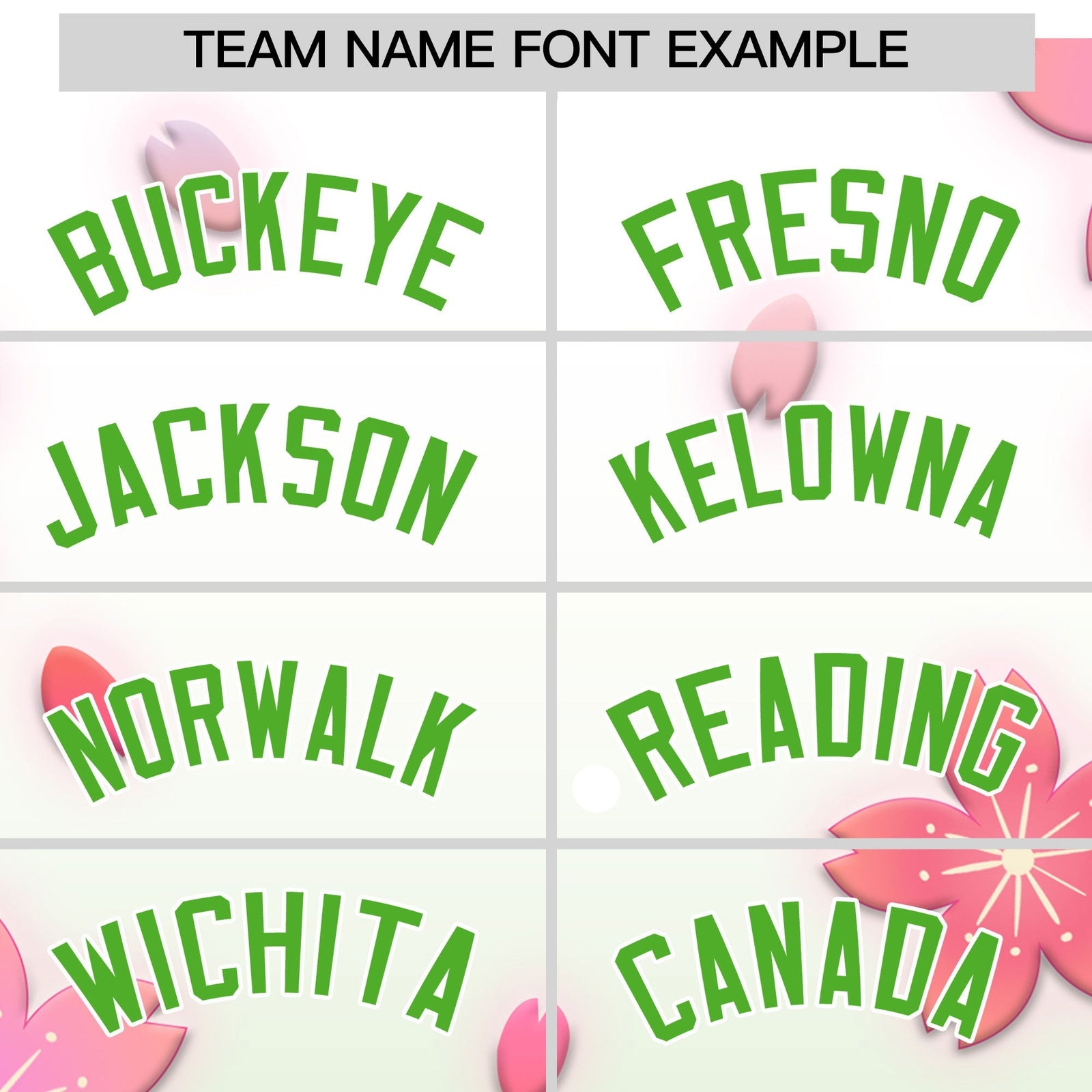 Custom Hooded Baseball Jersey | Pink Light Green Cherry Blossom Personalized Name & Number Sport Jersey