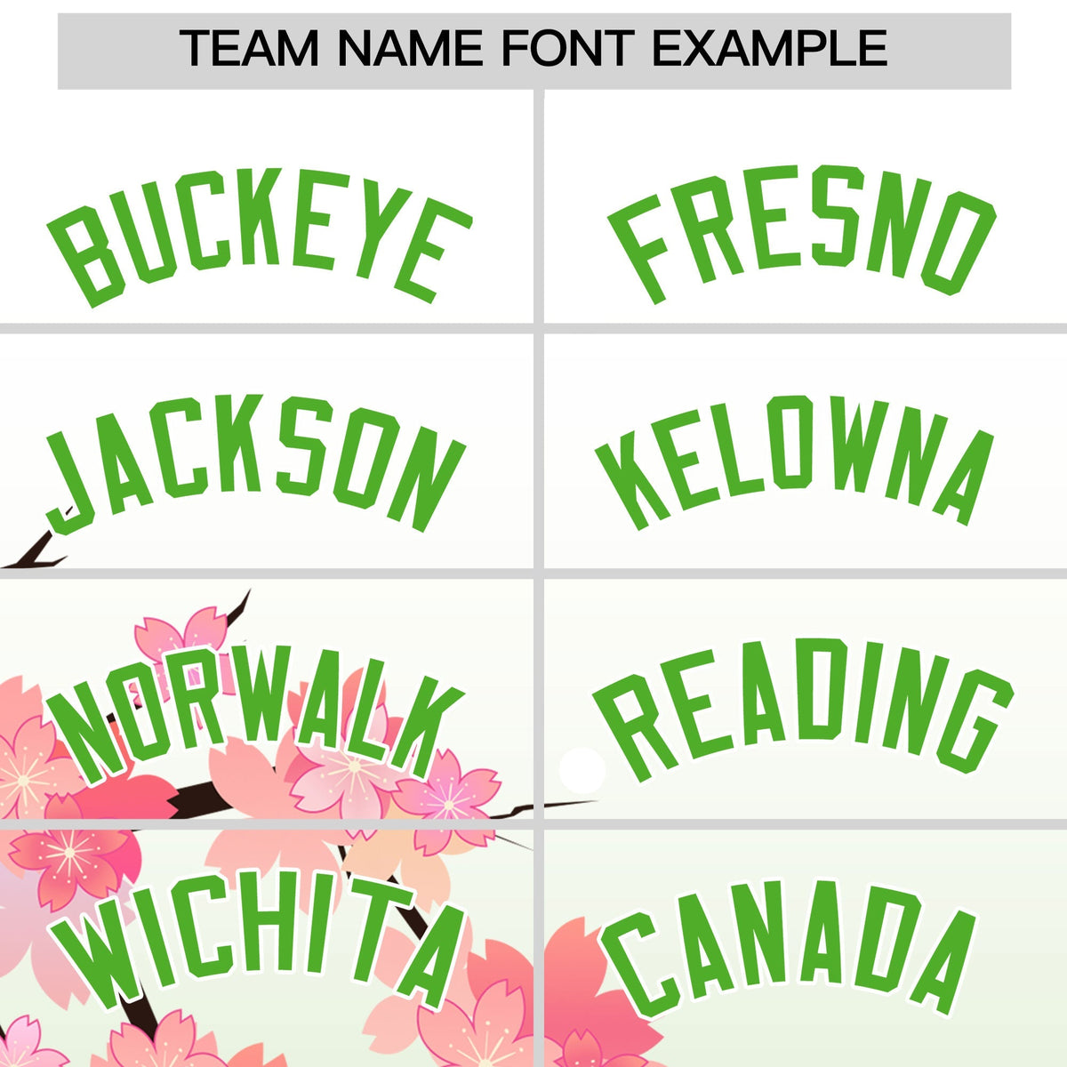 Custom Hooded Baseball Jersey | Pink Light Green Cherry Blossom Moisture-Wicking Jersey for Men &amp; Women