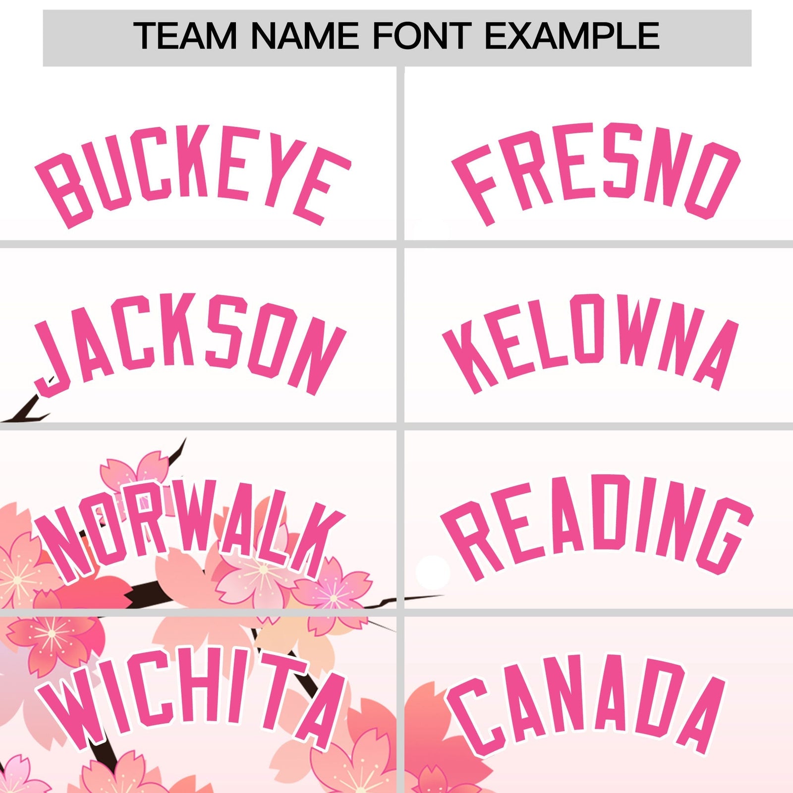 Custom Hooded Baseball Jersey | Pink White Cherry Blossom Personalized Name & Number Sport Jersey