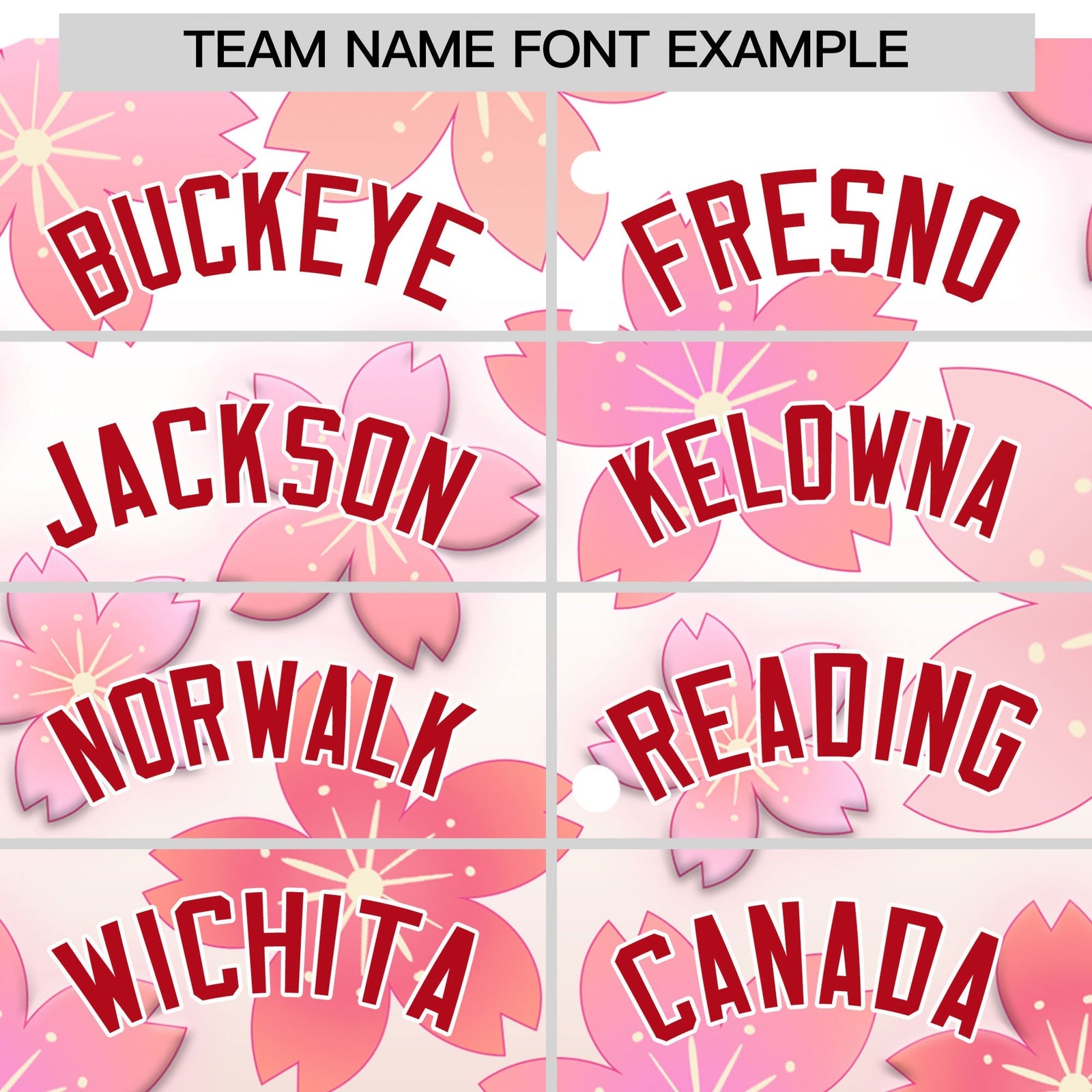 Custom Hooded Baseball Jersey | Pink Red Cherry Blossom Breathable Athleisure Streetwear