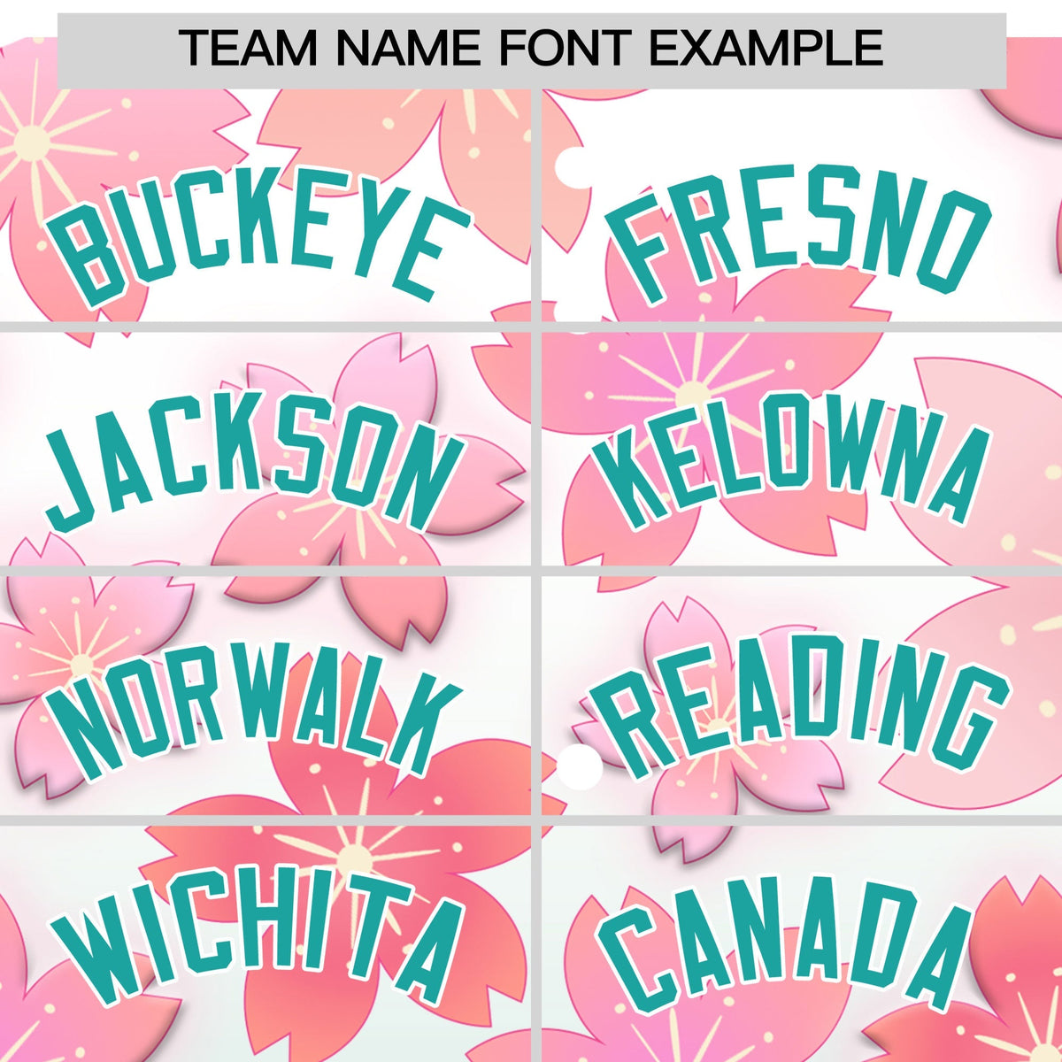 Custom Hooded Baseball Jersey | Pink Aqua Cherry Blossom Moisture-Wicking Jersey for Men &amp; Women