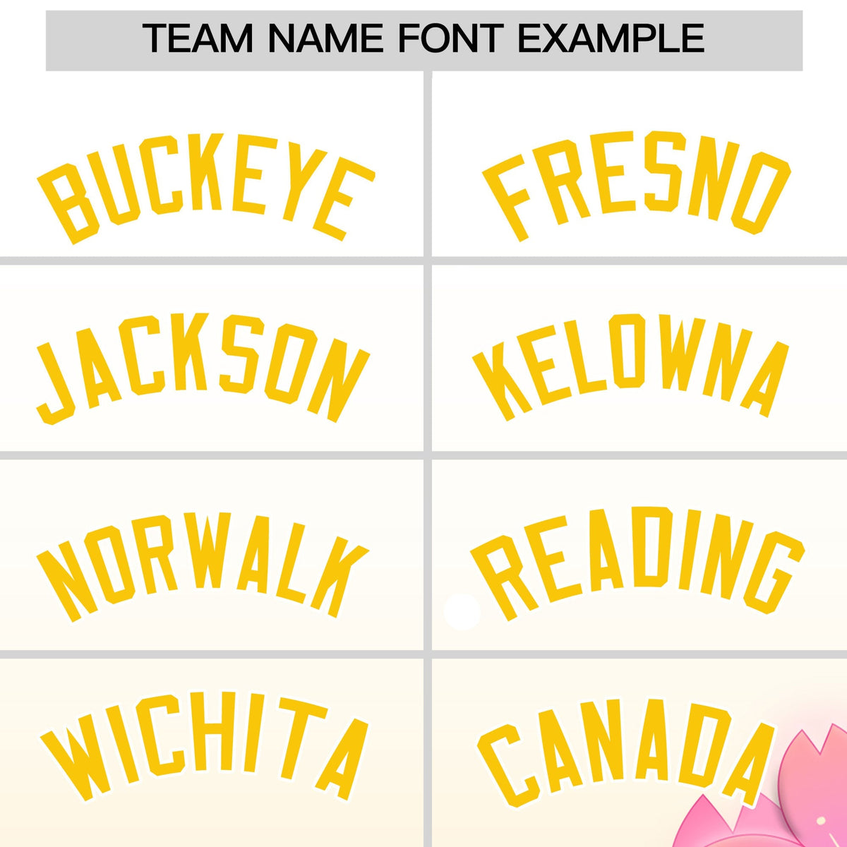 Custom Hooded Baseball Jersey | Gold White Cherry Blossom Personalized Name &amp; Number Sport Jersey