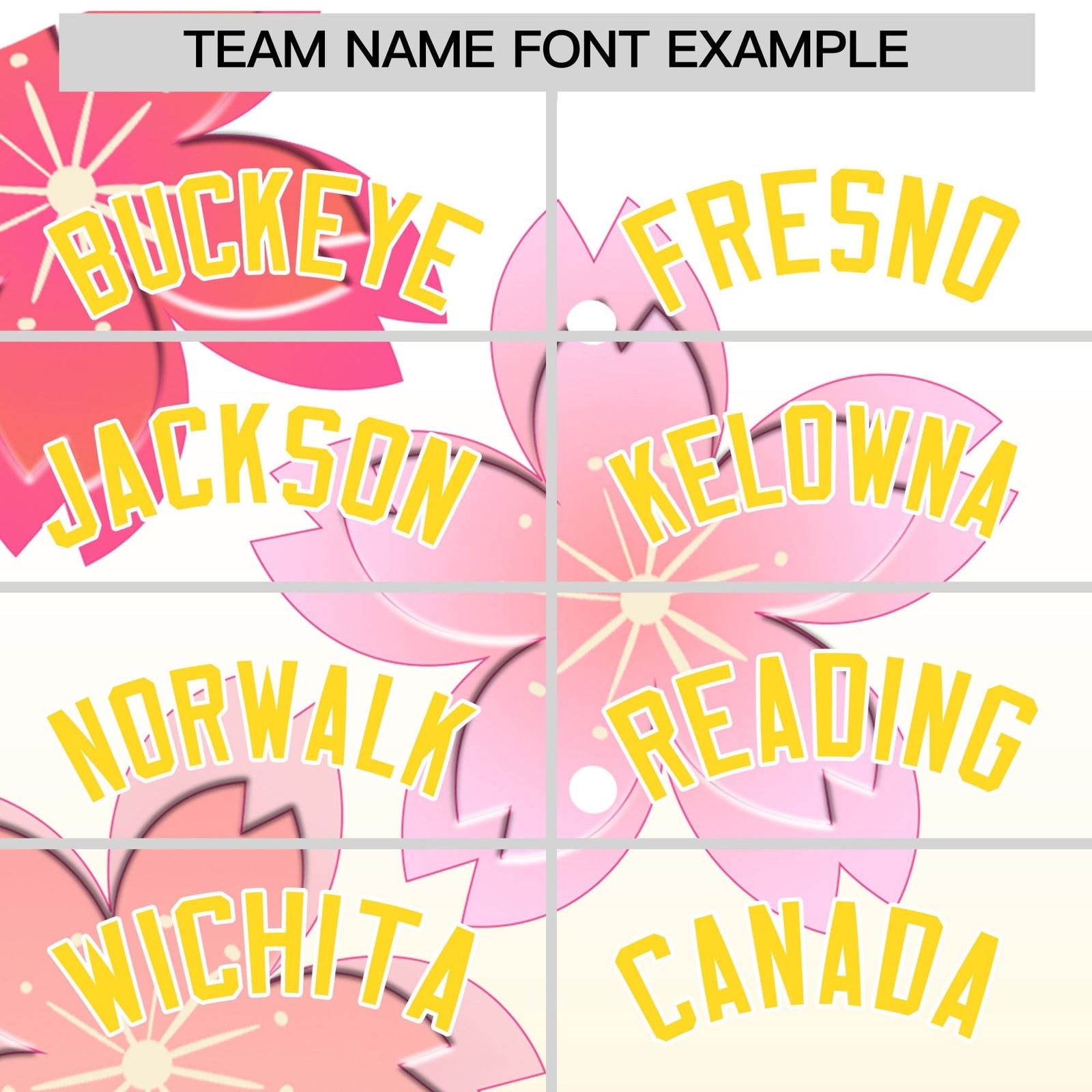 Custom Hooded Baseball Jersey | Pink Gold Cherry Blossom Personalized Name & Number Sport Jersey