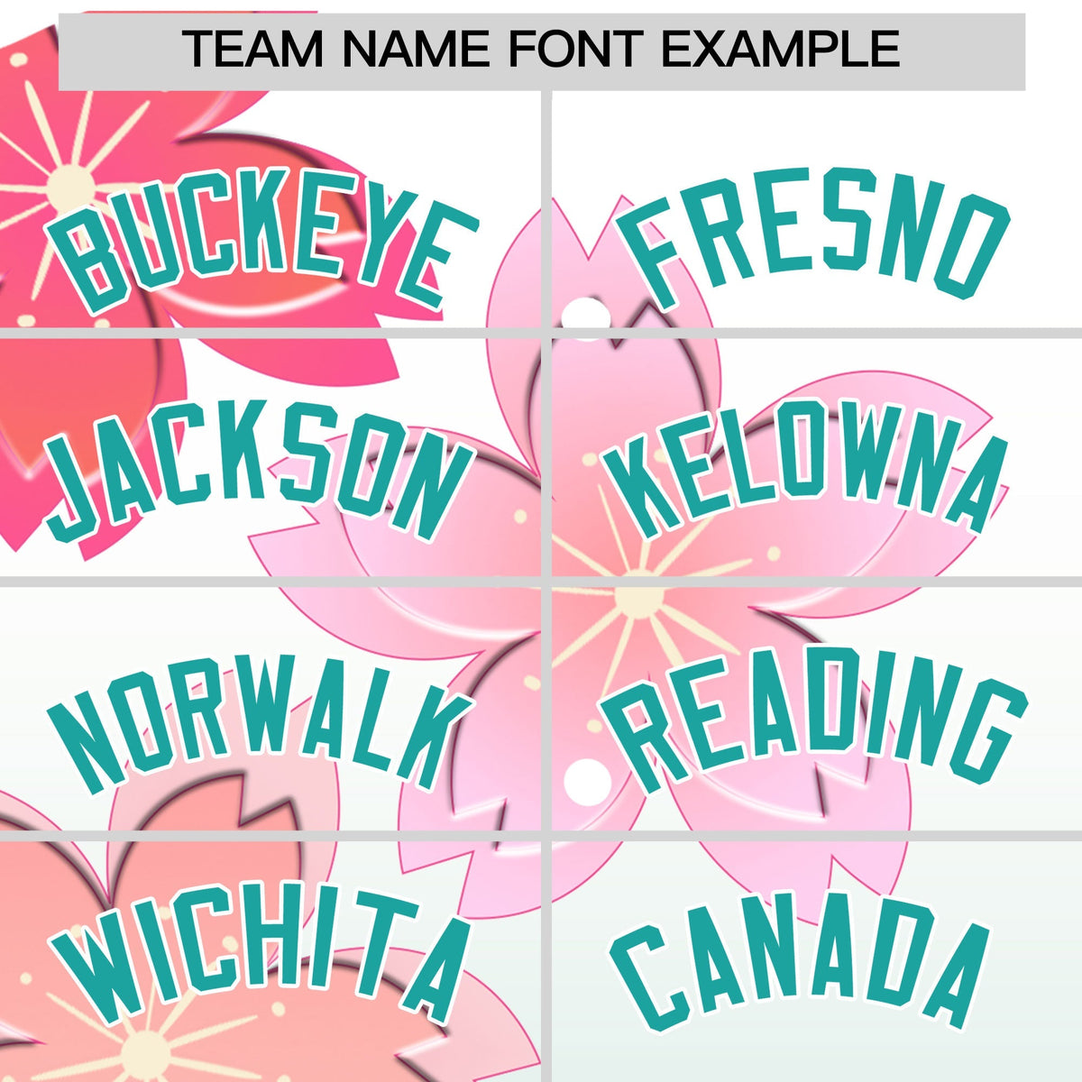 Custom Hooded Baseball Jersey | Pink Teal Cherry Blossom Moisture-Wicking Jersey for Men &amp; Women