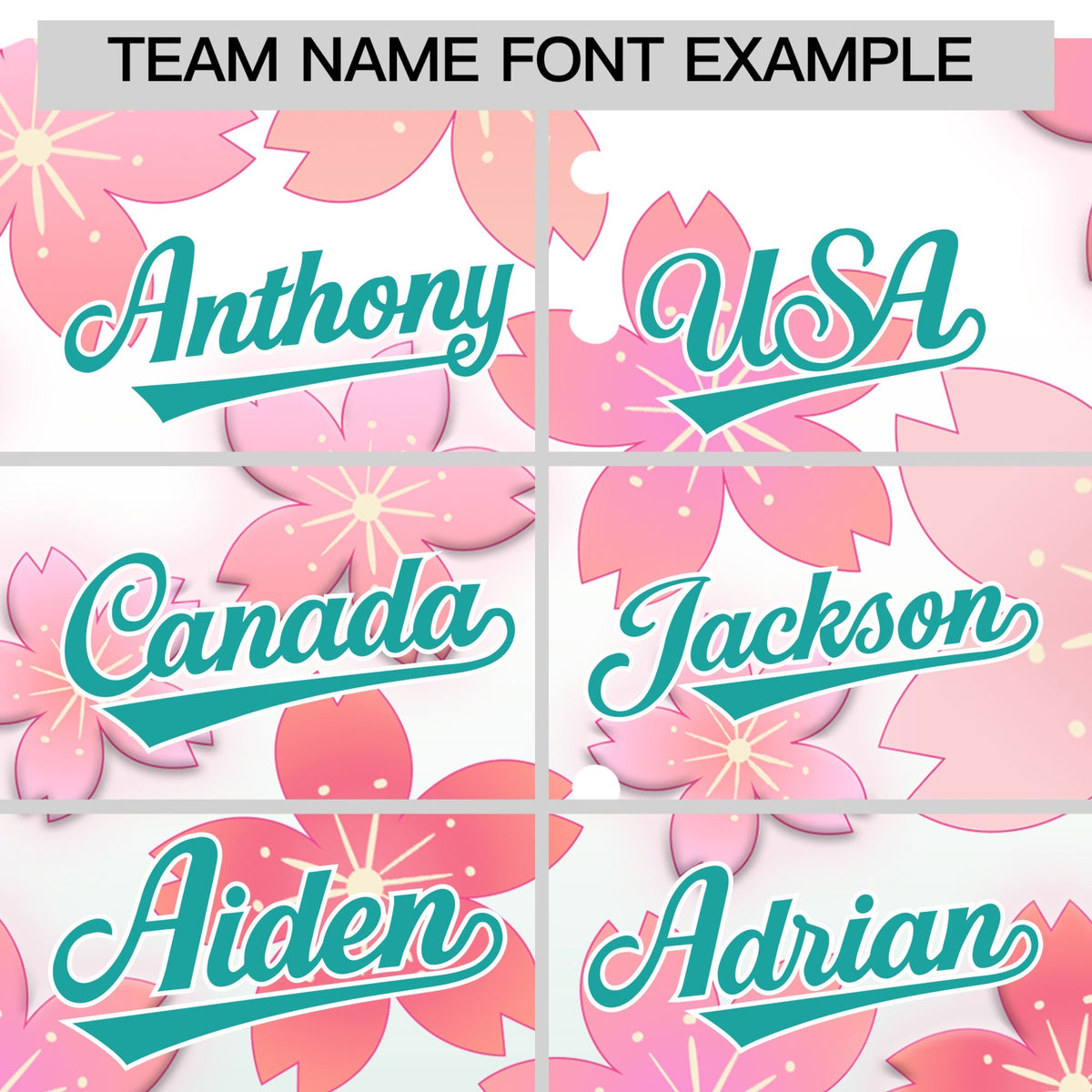 Custom Hooded Baseball Jersey | Pink Aqua Cherry Blossom Moisture-Wicking Jersey for Men &amp; Women