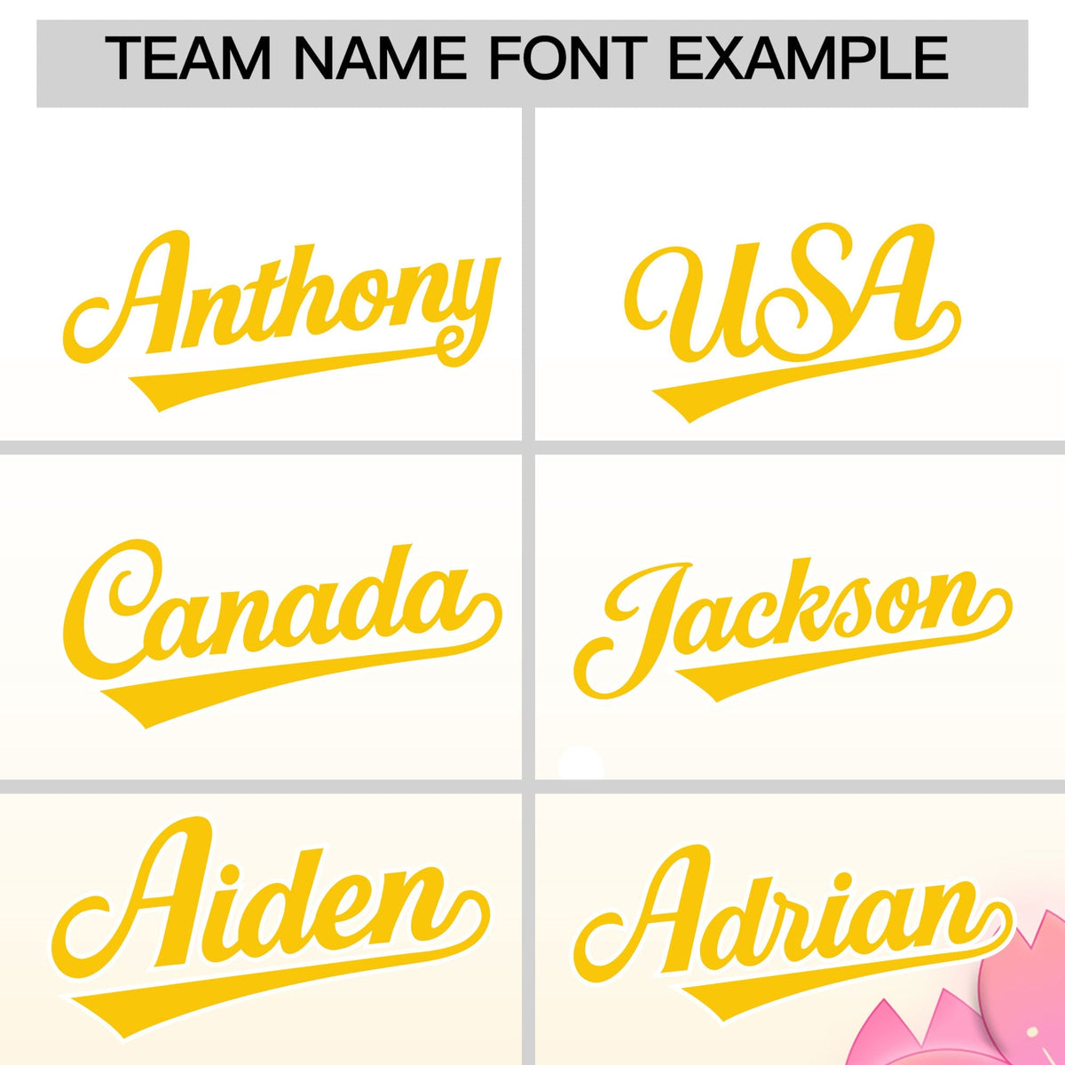 Custom Hooded Baseball Jersey | Gold White Cherry Blossom Personalized Name &amp; Number Sport Jersey