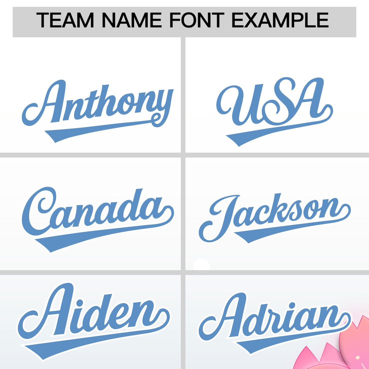 Custom Hooded Baseball Jersey | Pink Light Blue Cherry Blossom Personalized Name &amp; Number Sport Jersey