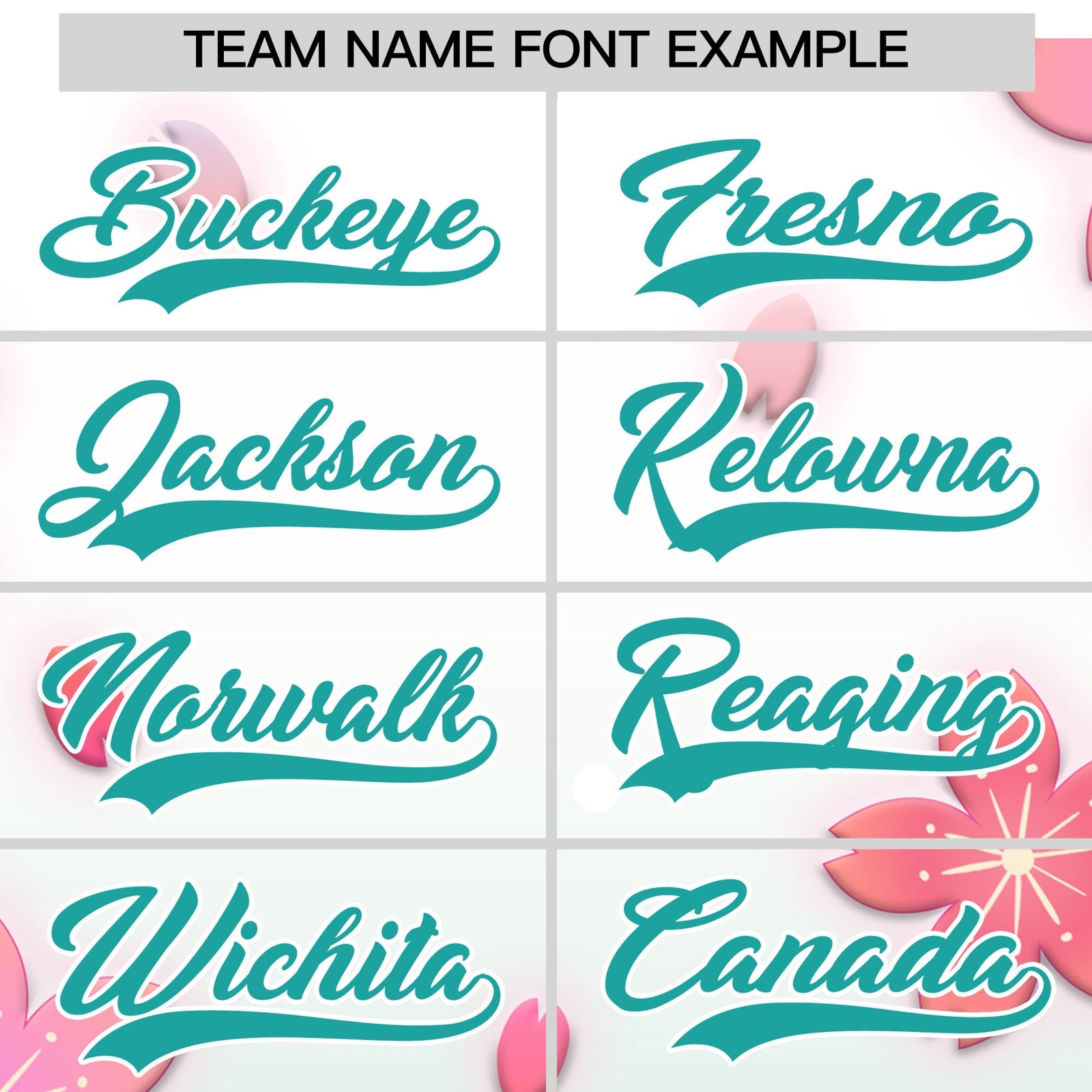 Custom Hooded Baseball Jersey | Pink Aqua Cherry Blossom Personalized Name & Number Sport Jersey