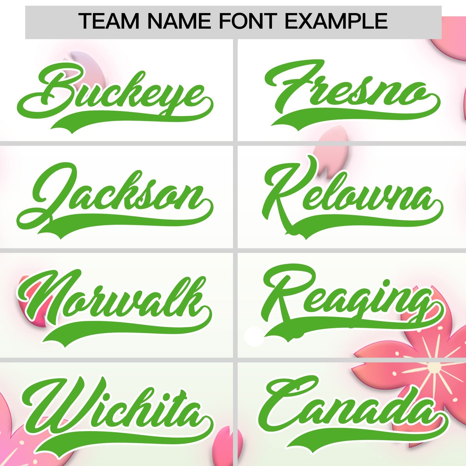 Custom Hooded Baseball Jersey | Pink Light Green Cherry Blossom Personalized Name & Number Sport Jersey
