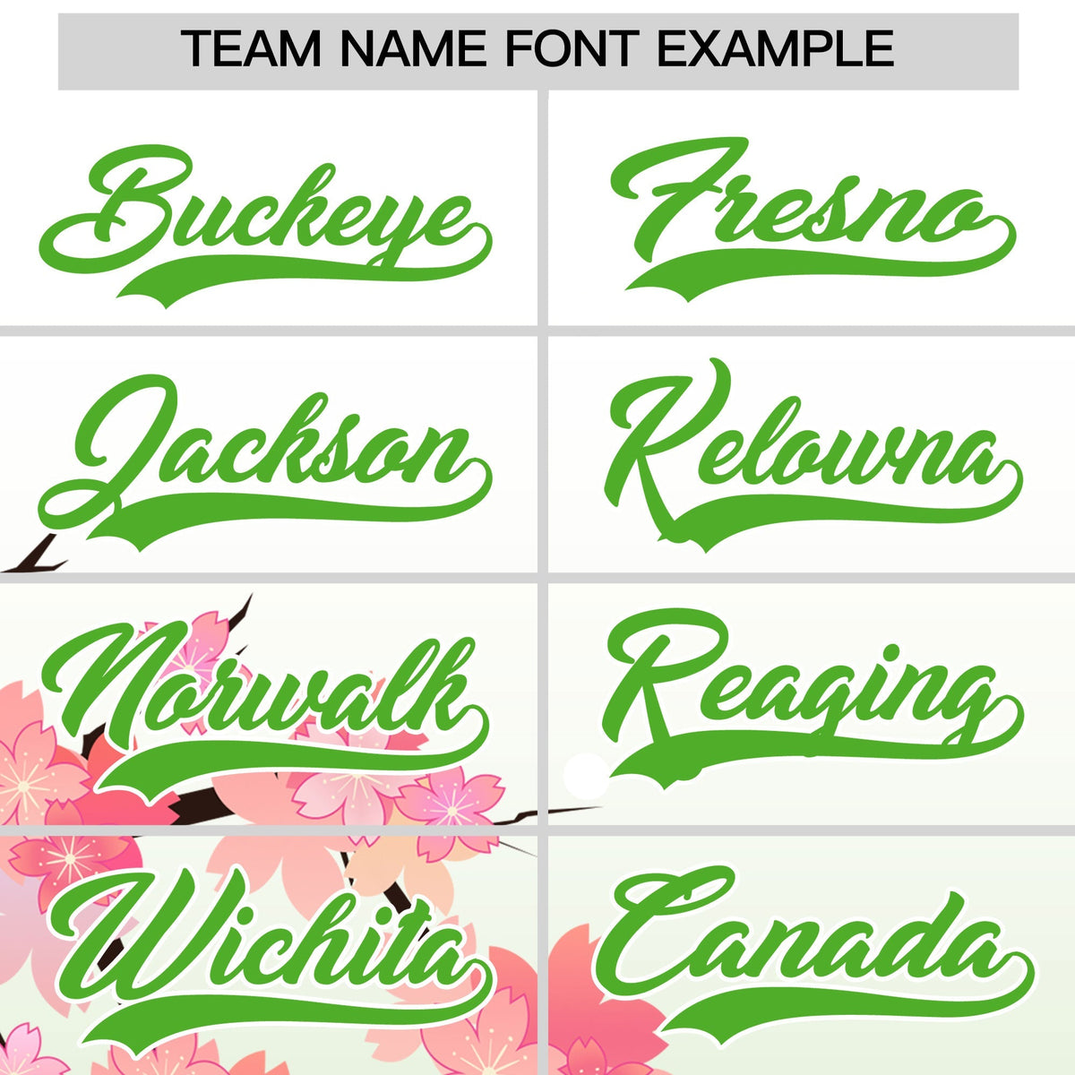 Custom Hooded Baseball Jersey | Pink Light Green Cherry Blossom Moisture-Wicking Jersey for Men &amp; Women
